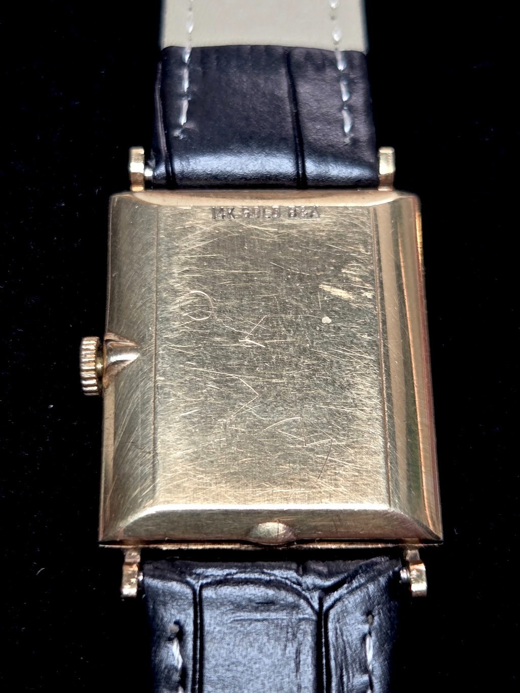 Vintage Jules Jurgensen 14k Solid Gold Watch 11.2g 22mm Runs Great Beautiful