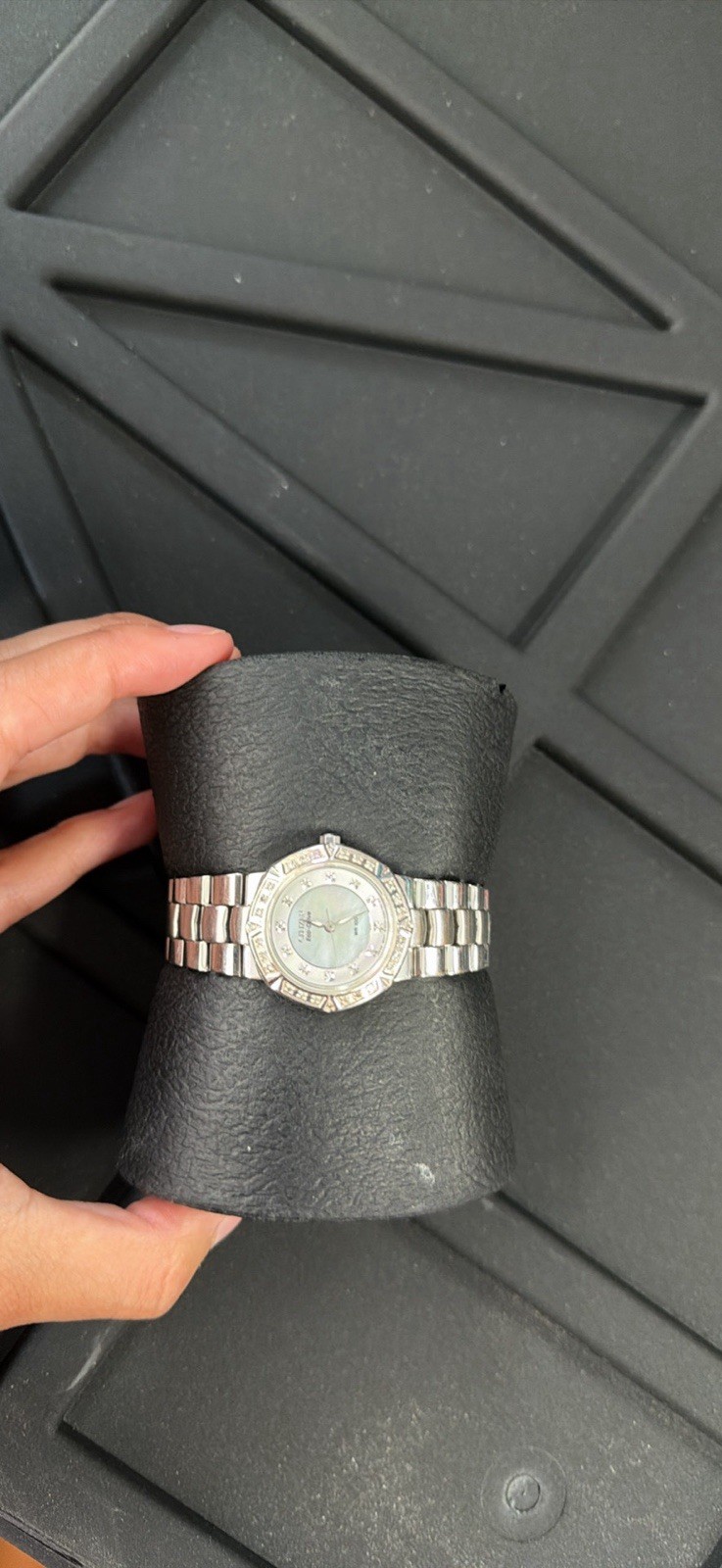 Citizen Eco-Drive Women’s Quartz Analog Watch, Silver Steel, Roman, Box