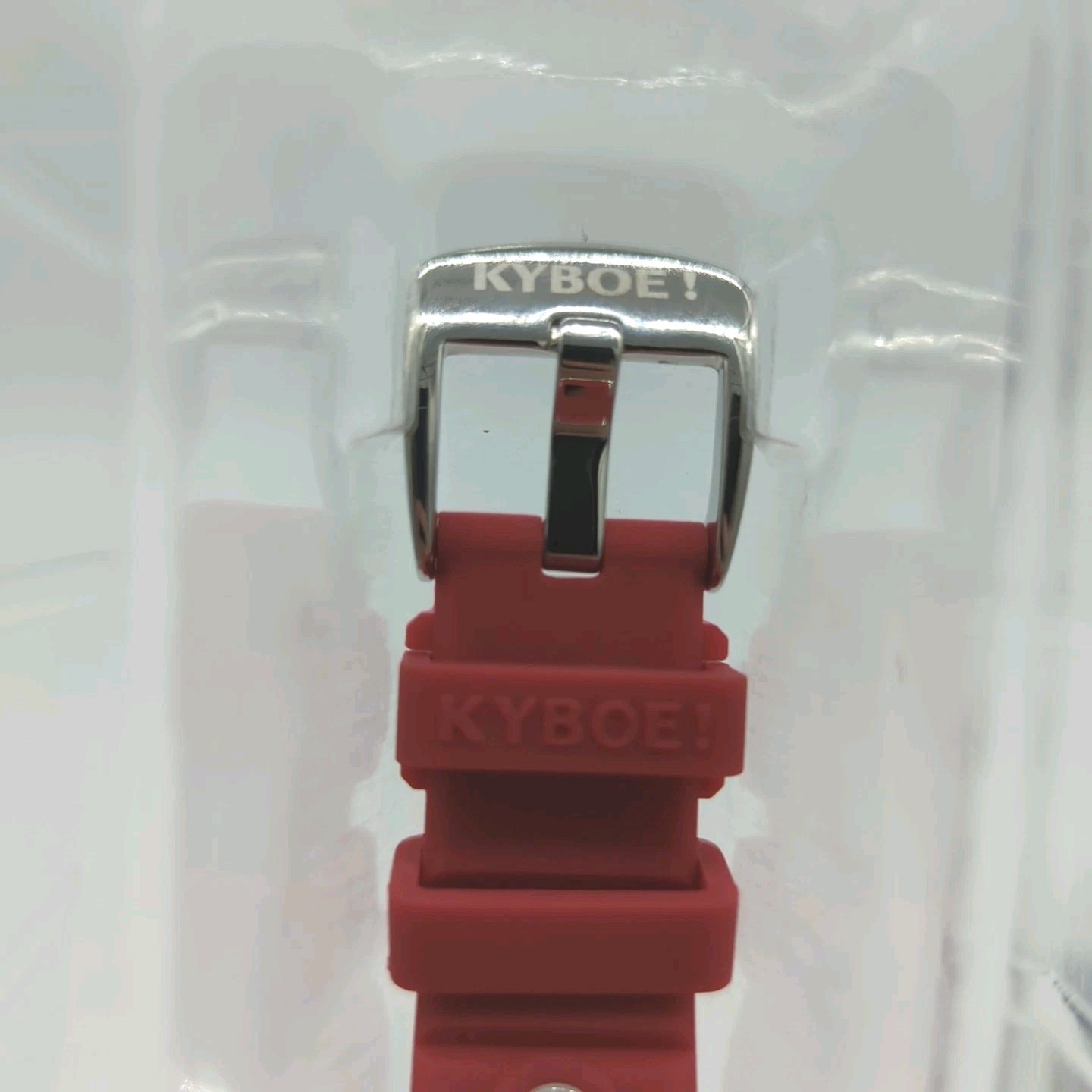 KYBOE! “The College Watch Edition” Cornell Red White 55MM 10 ATM WR Unisex Adult
