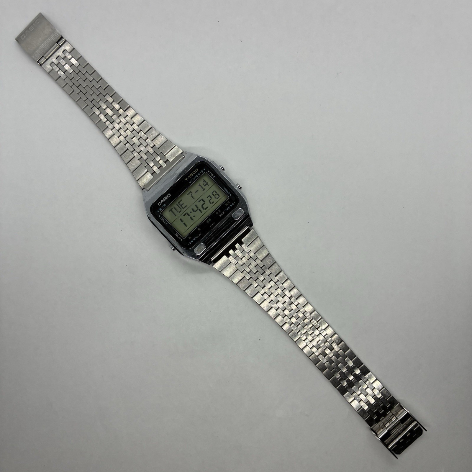 Vintage Casio T-1500 Dict Watch Module 117 Dictionary 1980s Rare Japan #2466