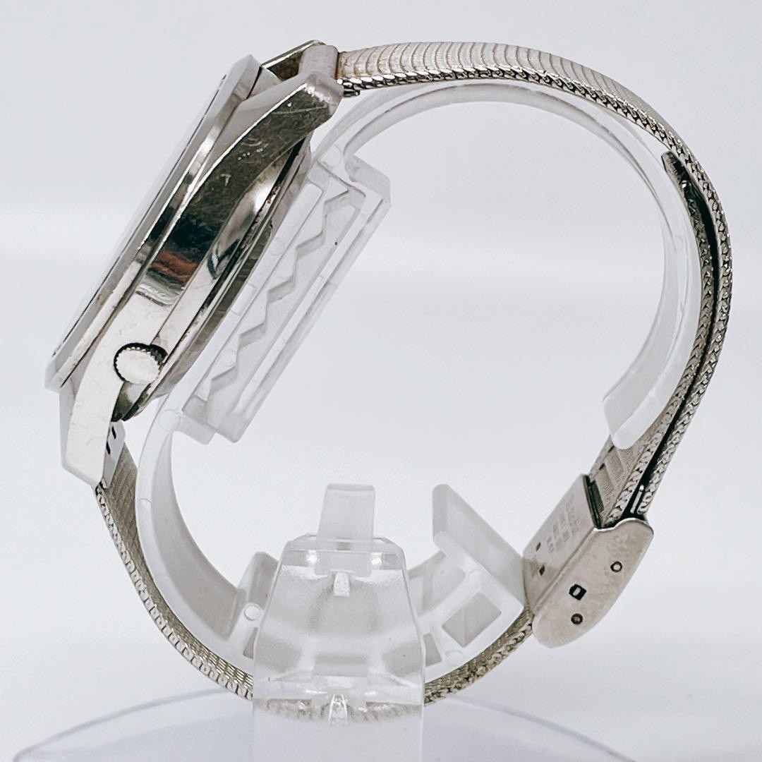 Seiko Actus Day Date 7019-7040 Vintage Automatic Silver Men’s Watch 073651