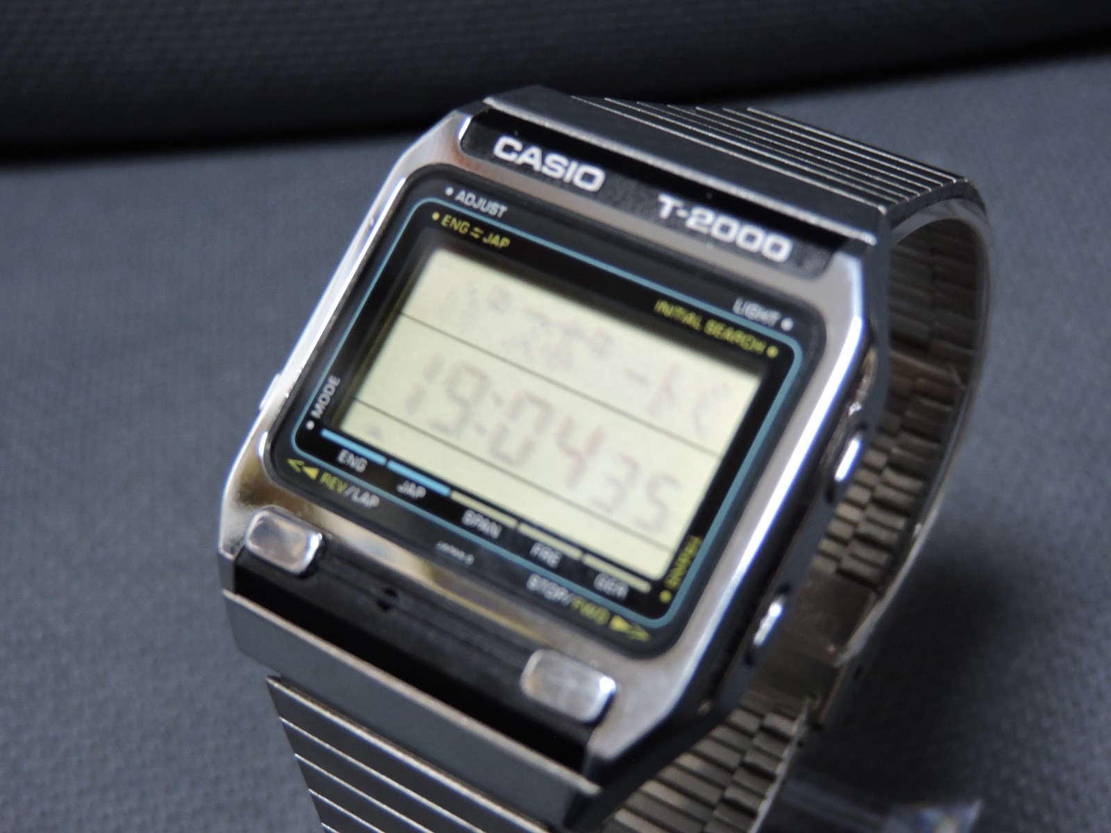 CASIO 80's Rare Vintage T-2000 Men’s Digital Eng -Japan- Dictionary & works