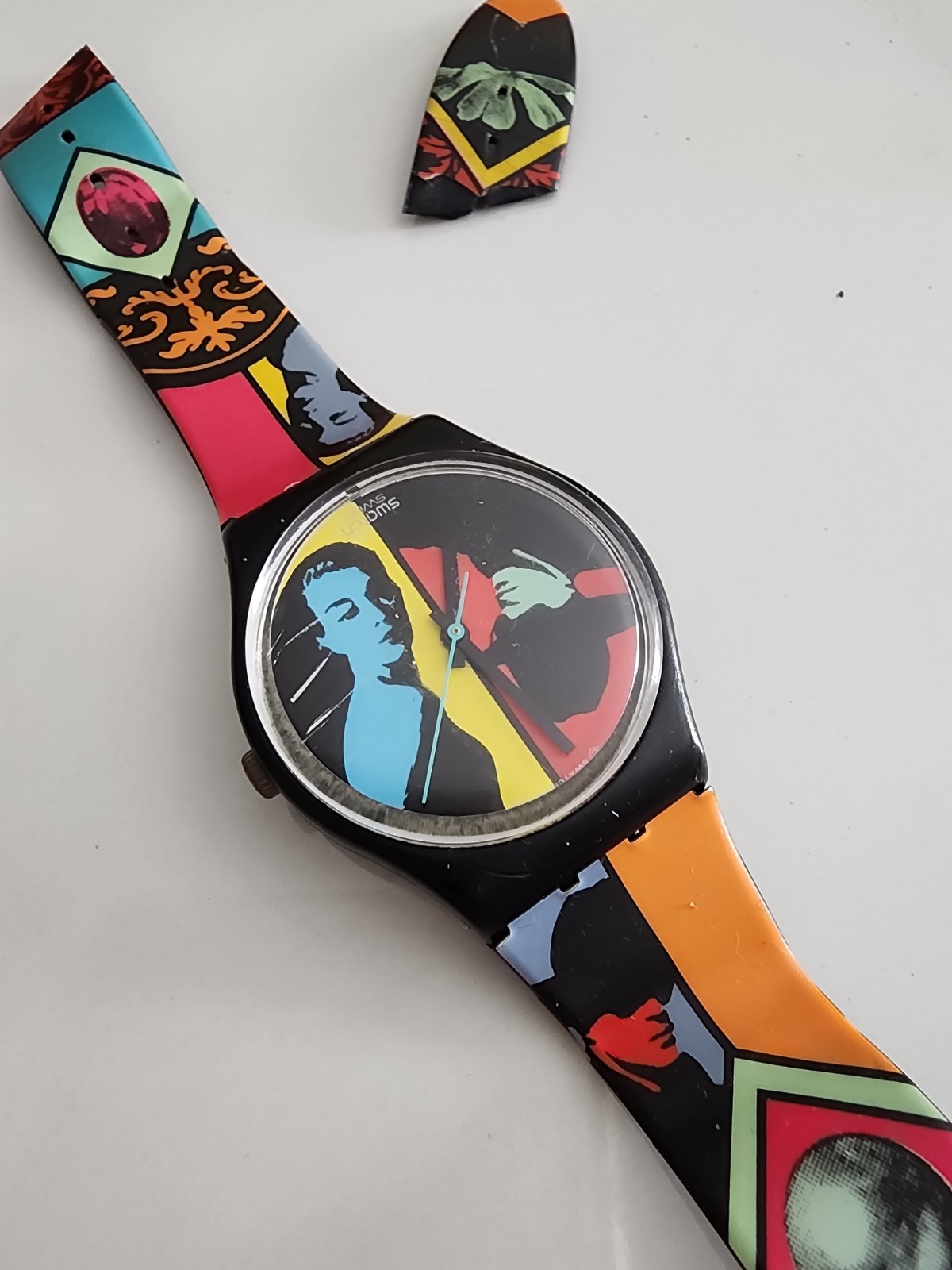 SWATCH WATCH AG 1988 “COLOURED LOVE” #755 SWISS ETA RARE