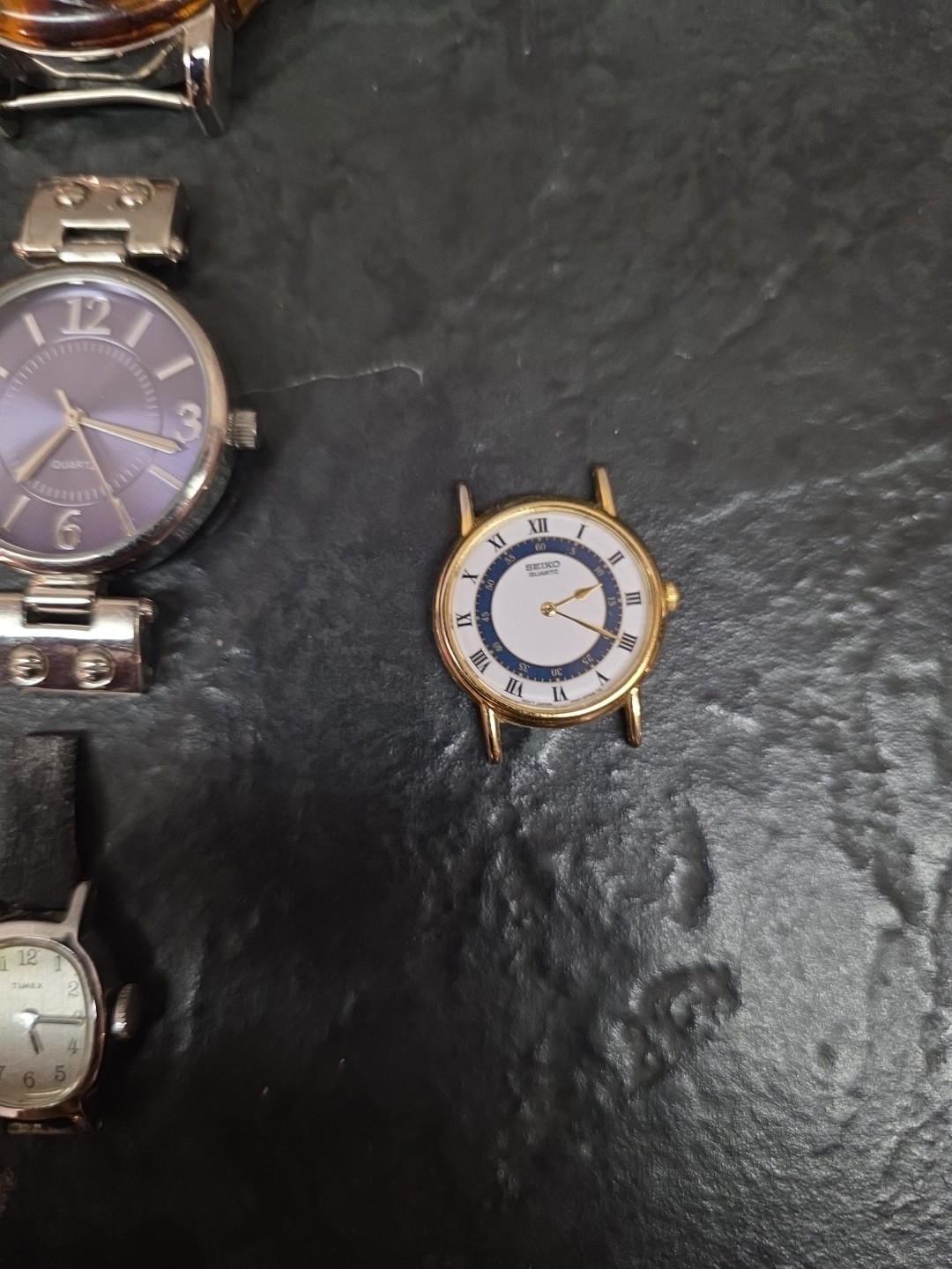 Lot Of 27 Wristwatches No Bands Untested See Pics Anne Klein Timex Seiko