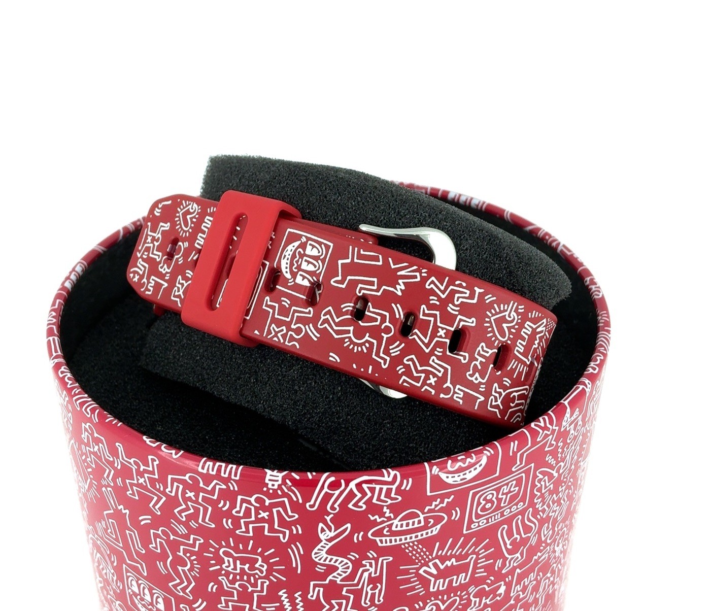 Casio G-Shock x Keith Haring Limited Edition Red Watch – NEW – DW5600KEITH4