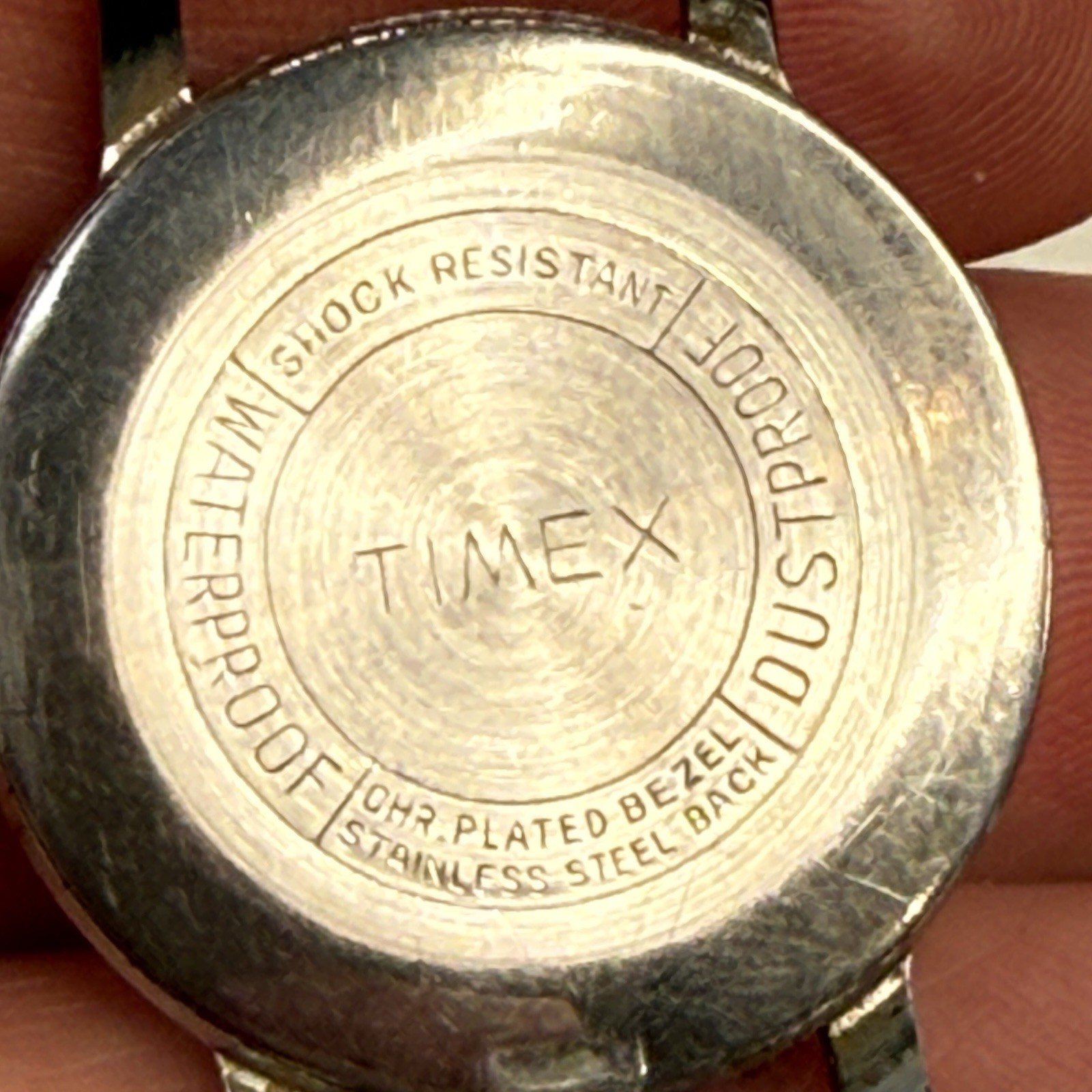 Vintage 1960s Womens Timex Mechanical Watch 27mm 12mm Lug Runs EUC