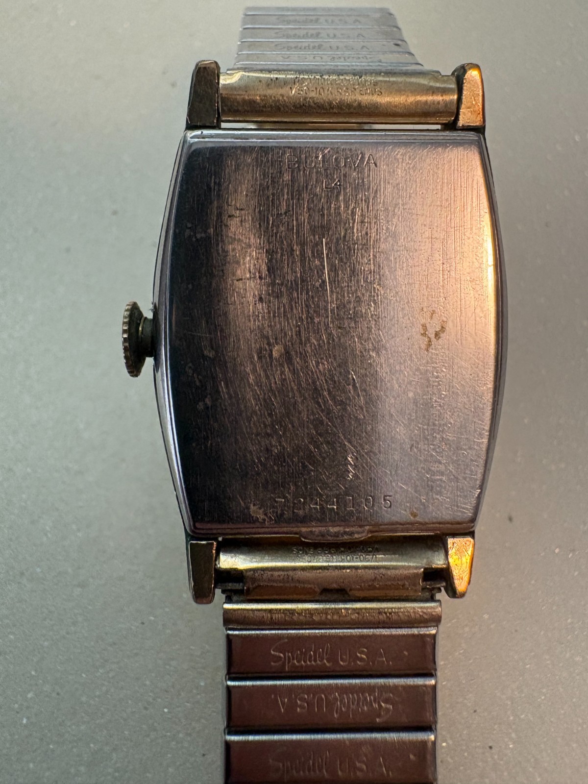 1954 Bulova L4 Mens Watch Good Condition Currently not Running