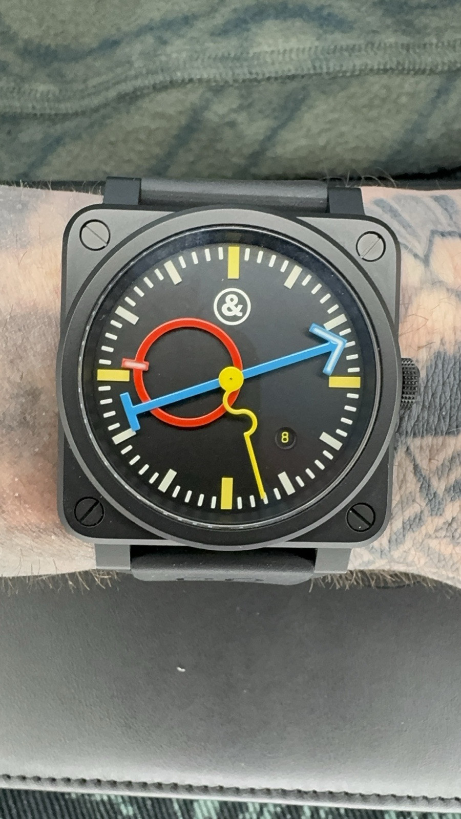 Bell & Ross x Alain Silberstein Ref. BR03-92 42mm Men’s Watch with box and paper