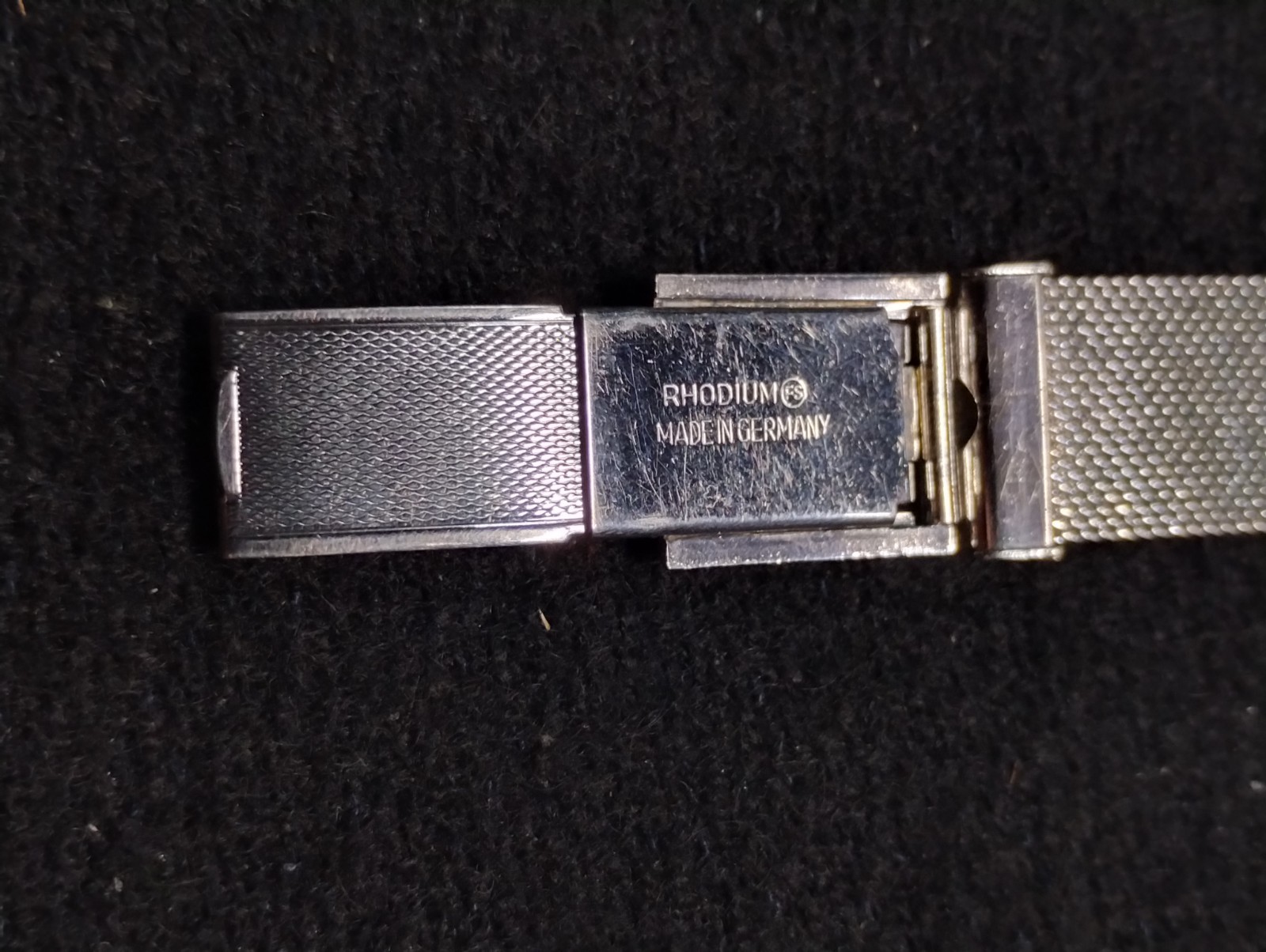 RARE Vintage ROYCE ESKA 17 Jewel Wrist Watch Rhodium Plated