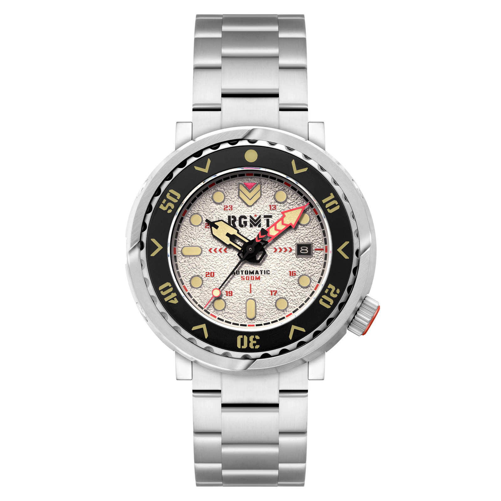 Zumwalt Automatic White Dial / Stainless Steel Bracelet White Dial Wristwatch RG