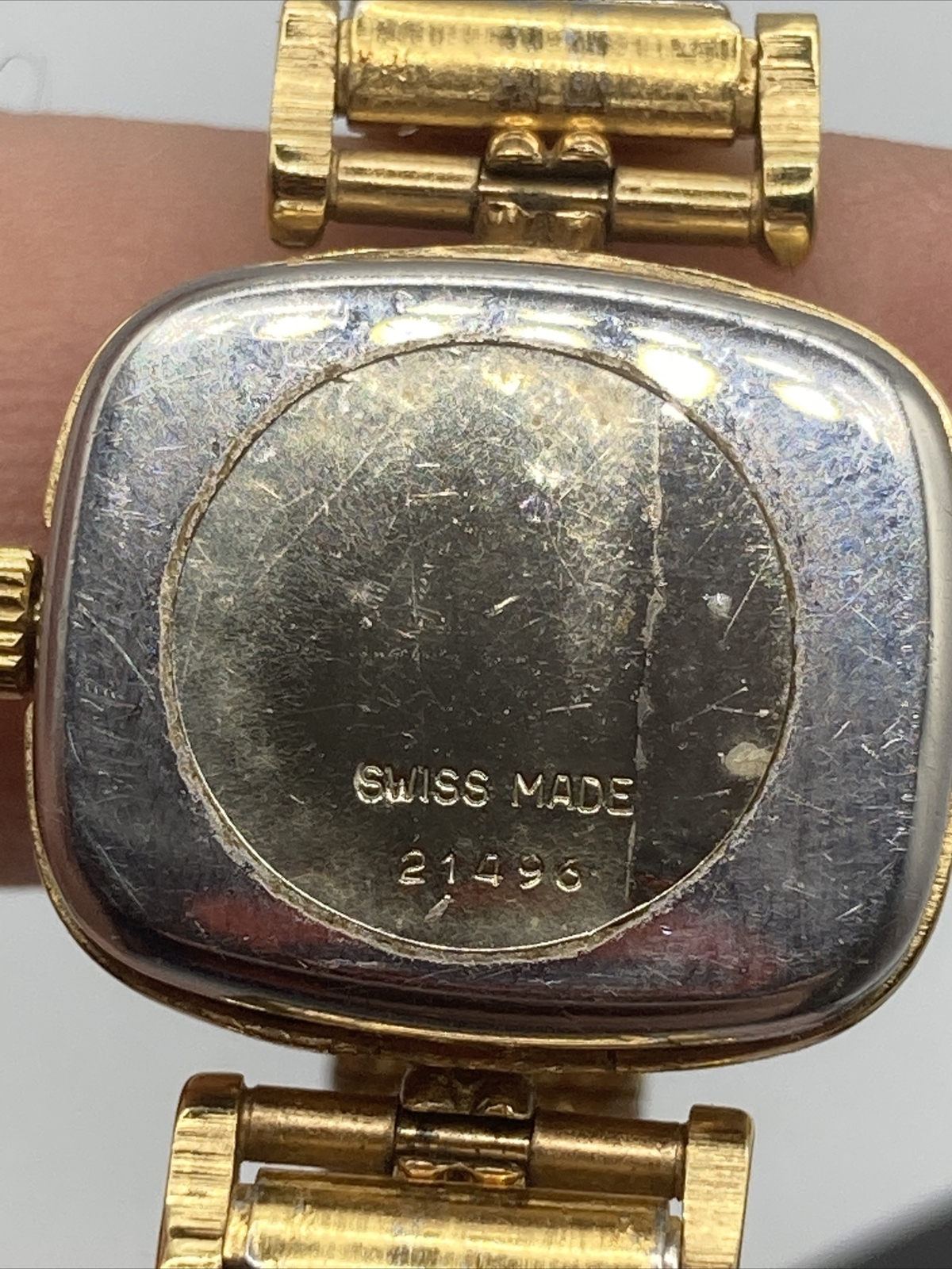 Vtg Atkinson Ladies 22mm Watch 10K Gold Plated SWISS TV Dial Mech Windup – RUNS