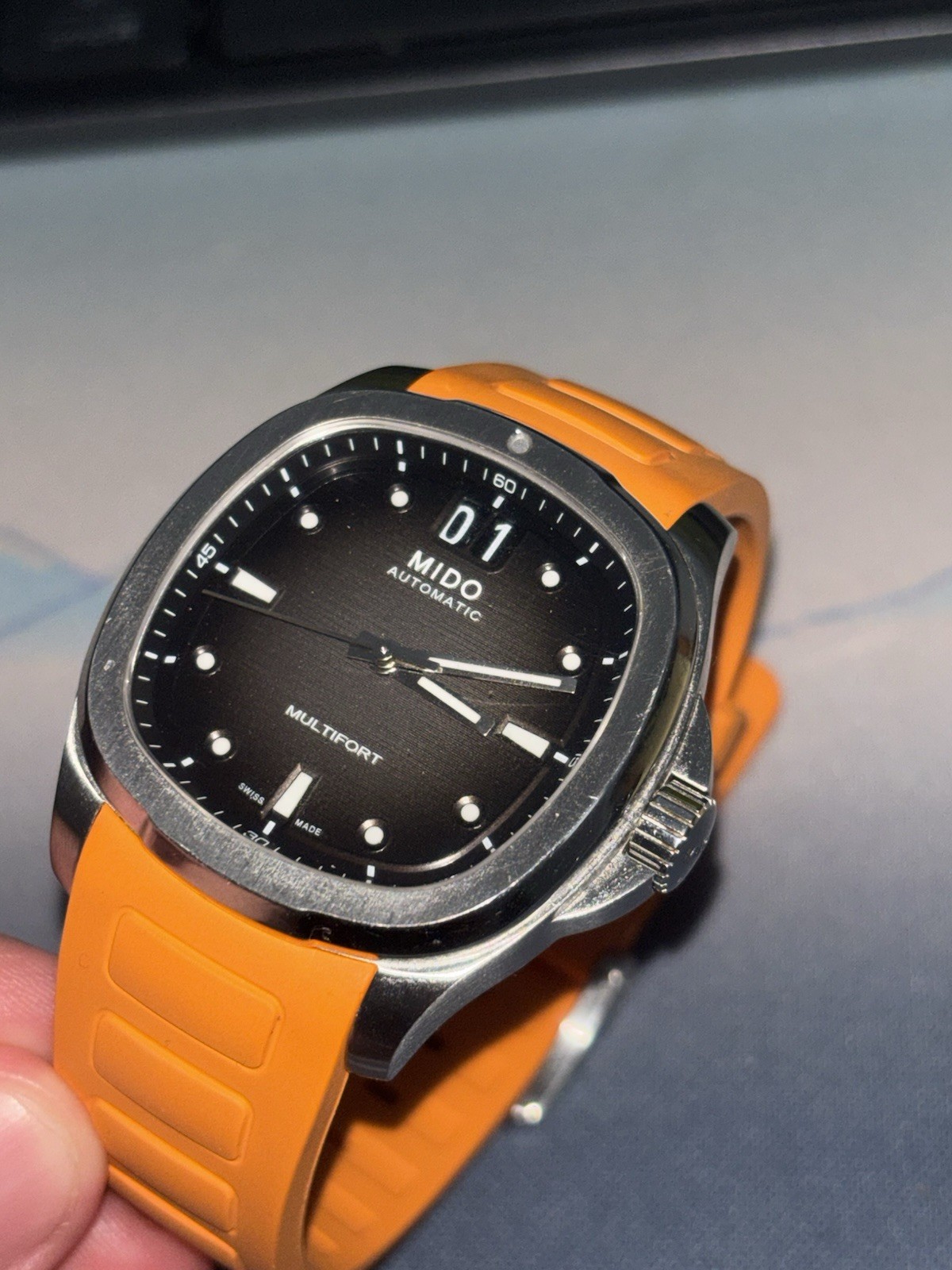 Mido Multifort Grey Dial Organe 40mm M049.526.17.081.00 – Orange (14566)