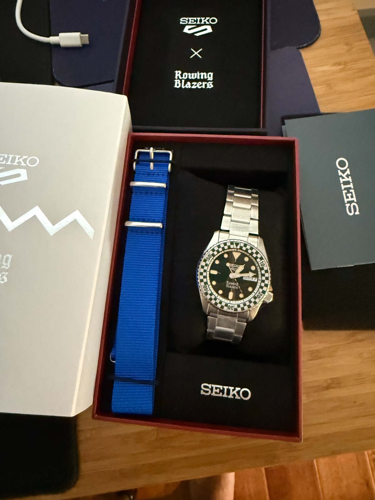 Seiko x Rowing Blazers x Wind Vintage – 38mm Green Dial SRPM21