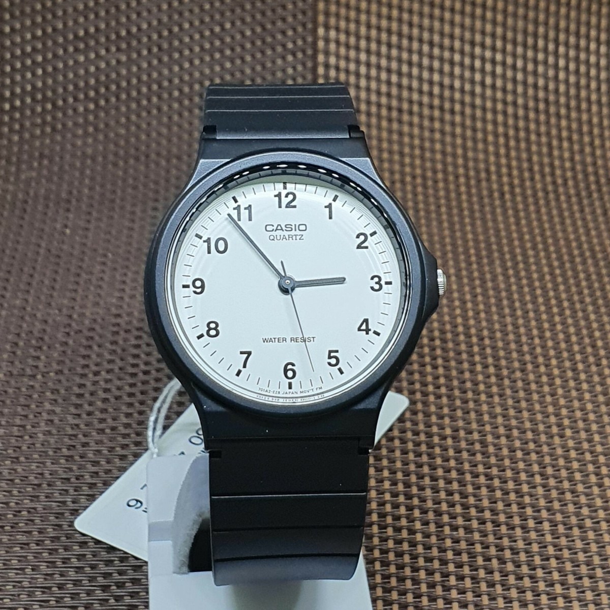 Casio MQ-24-7B Analog Watch White Dial Quartz Water Resistant Resin Band