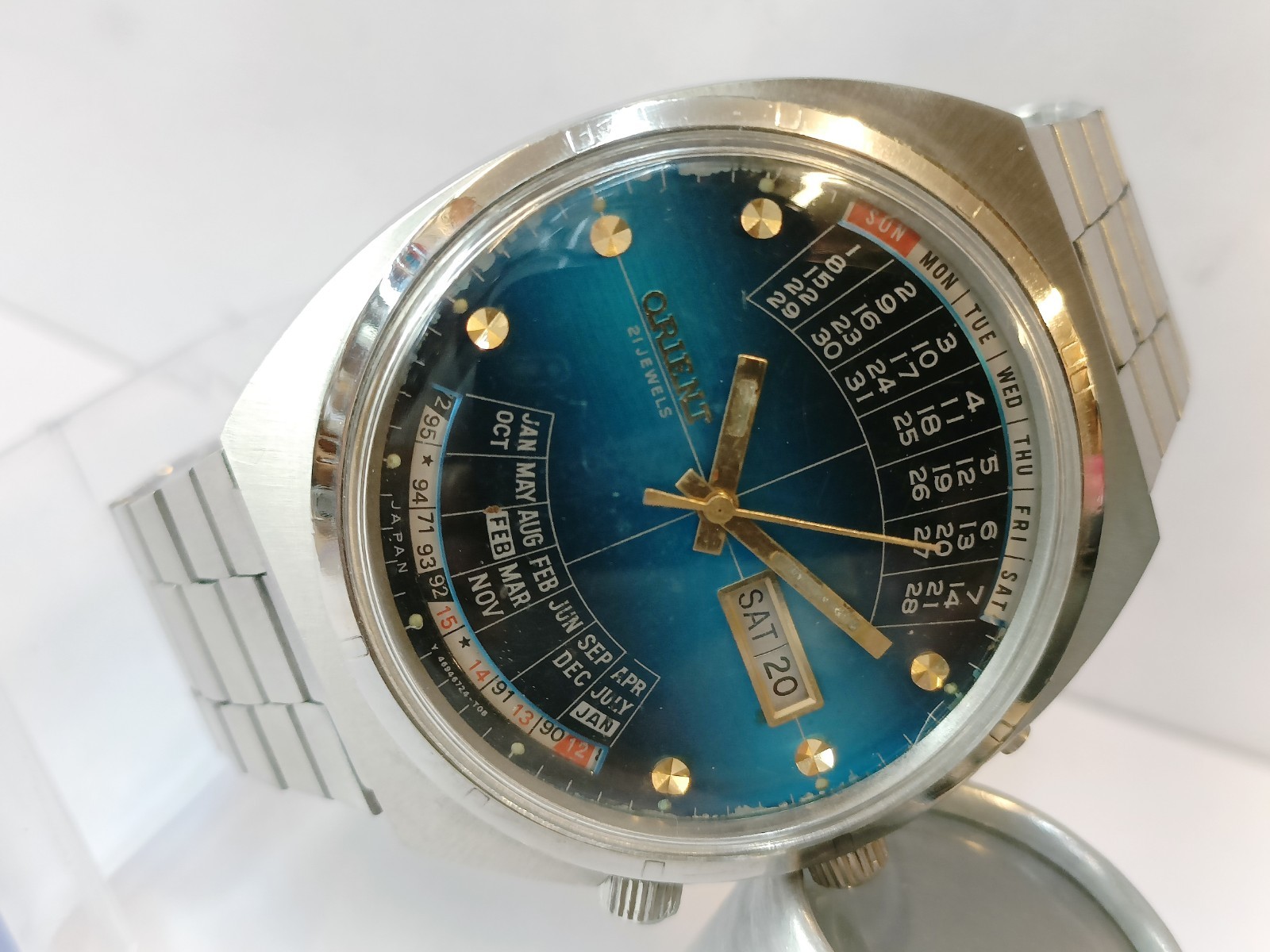 ORIENT PRESIDENT DAY 21J AUTOMATIC Y469672-4A JAPAN MEN’S WORKING CONDITION