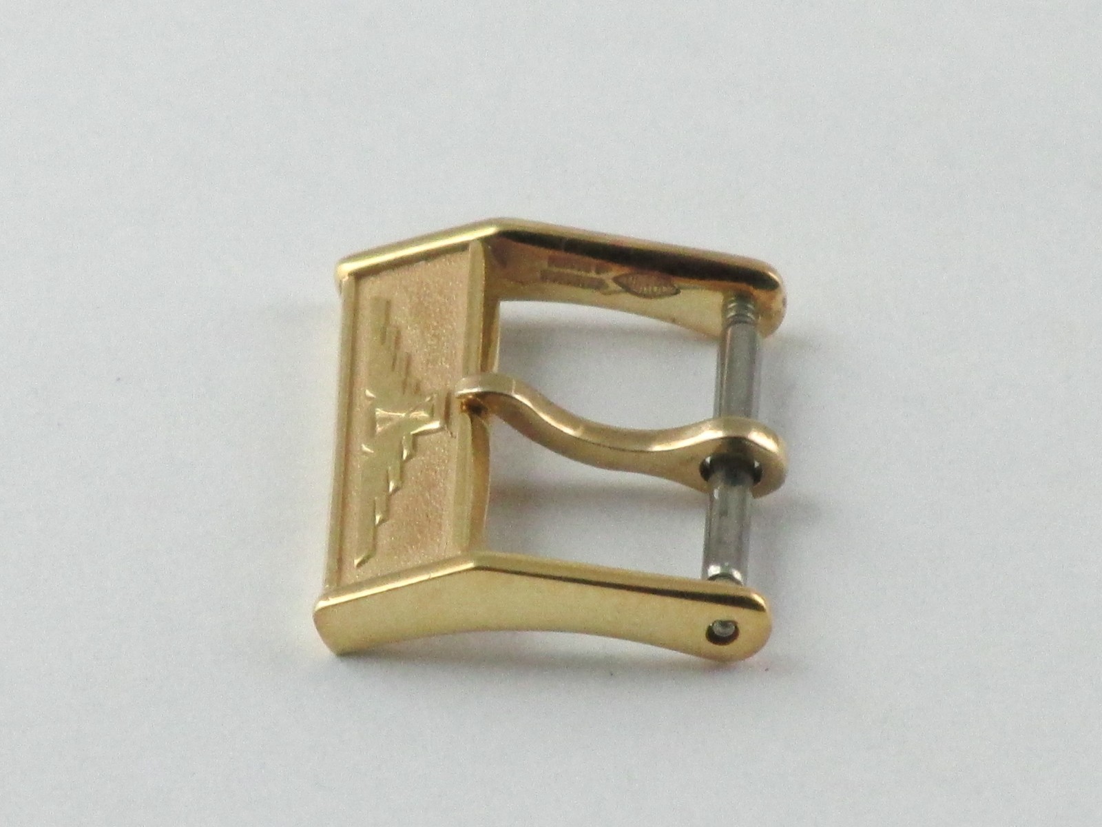 LONGINES GOLD LAMINATED BUCKLE 16mm BUCKLE LONGINES 16mm GOLD PLATED