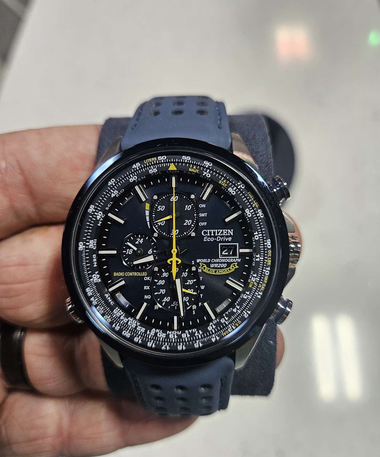 Citizen Eco Drive Blue Angels Blue Men’s Watch – AT8020-03L