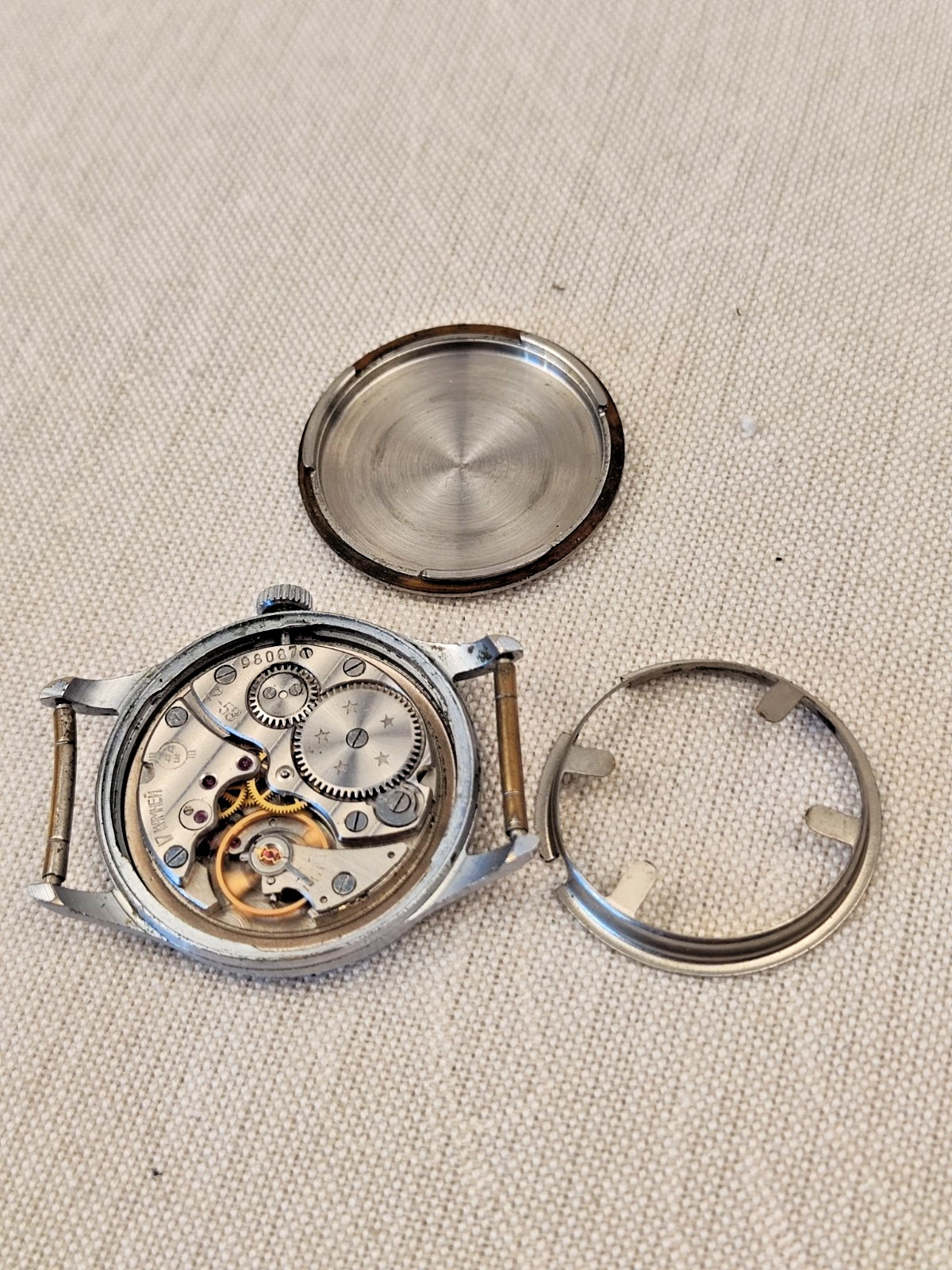 1958 vintage men’s mechanical wristwatch “Vostok-Kama” 2602