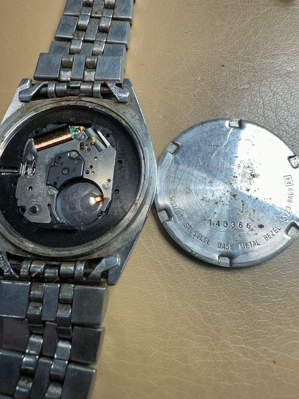 Vintage Seiko Quartz Watch Lot 8 Mens Parts Repair Day Date SAAB Japan