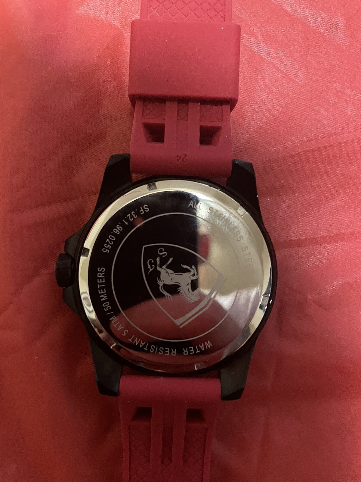 Men’s Watch Ferrari Stainless Steel Water Proof With 2 Years Factory Insurance