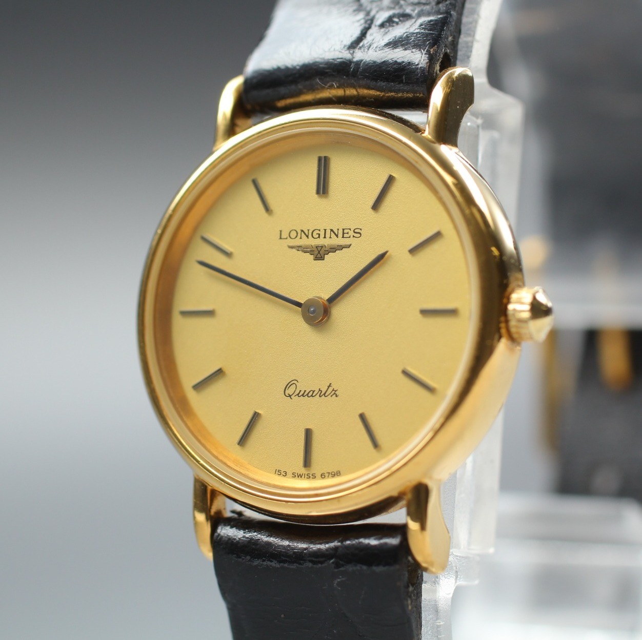 [N MINT] Vintage Longines Cal. L153.2 153 6798 23mm Gold Quartz Women’s Watch