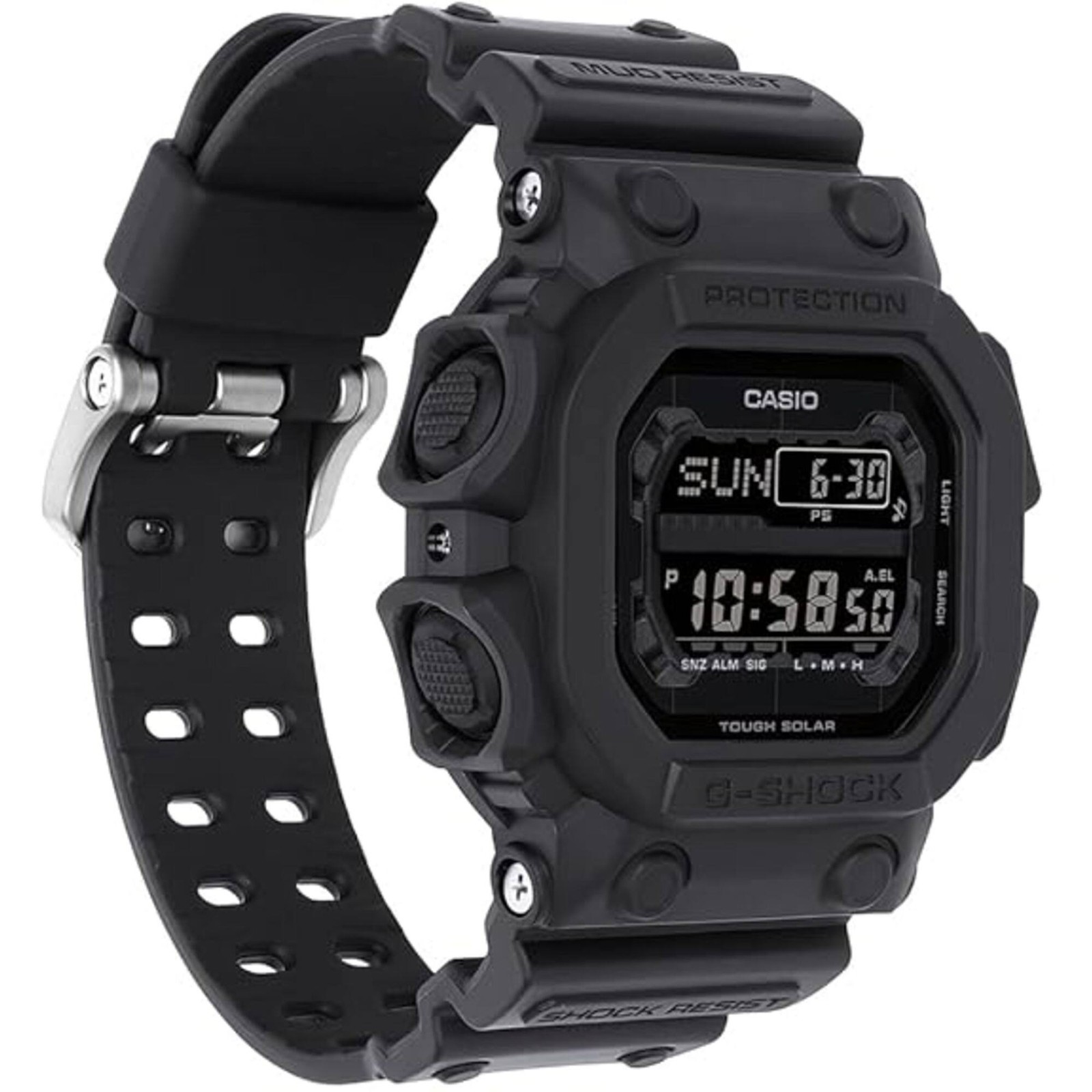 Casio Men’s Watch G-Shock World Timer Digital Dial Black Resin Strap GX56UBB-1