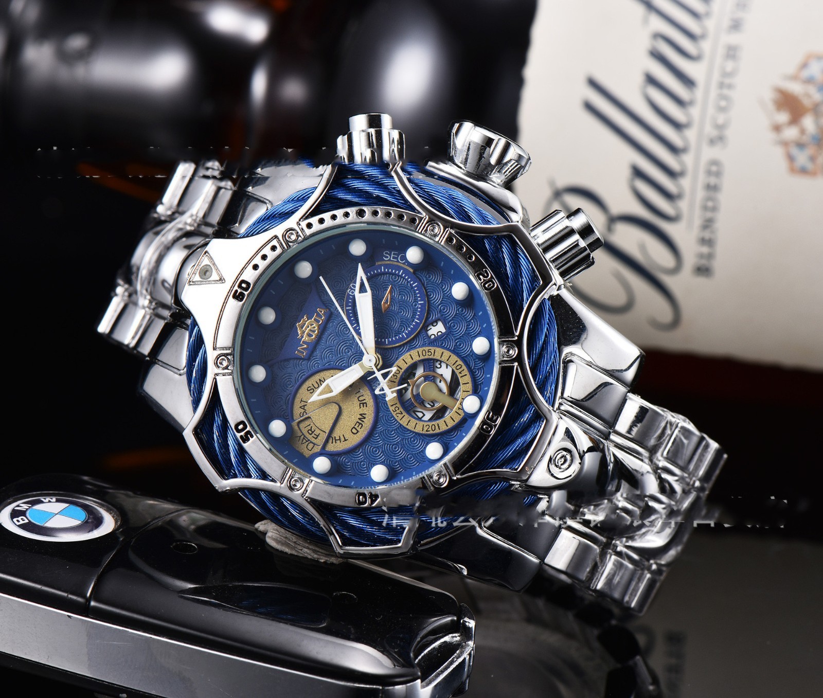2025 New Luxury Design Large Dial Steel Band Wristwatch Dominant Outgoing Style