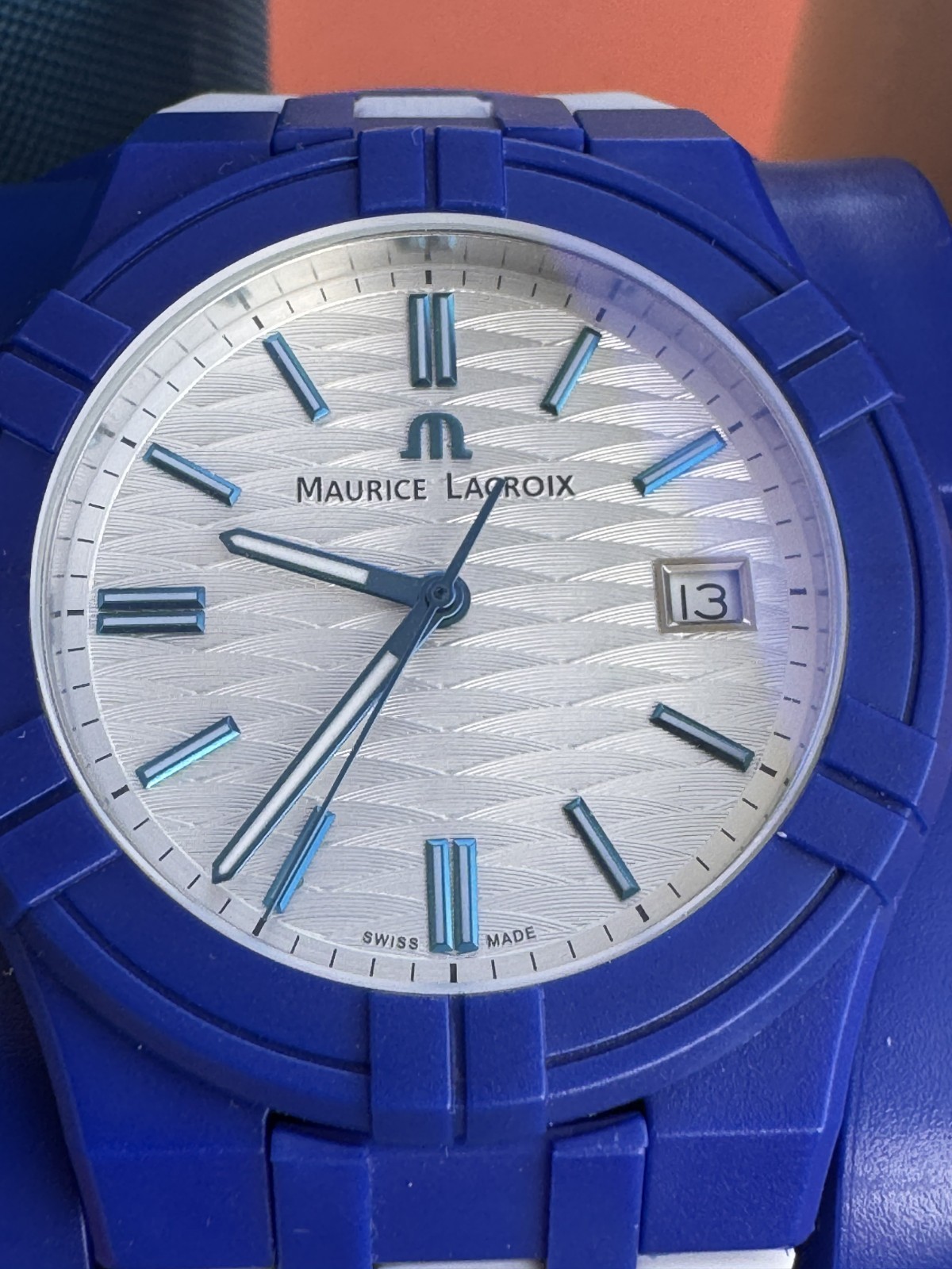 Maurice Lacroix AIKON #tide 40mm Quartz White AI2008-BBB11-300-0 Full Set BNIB