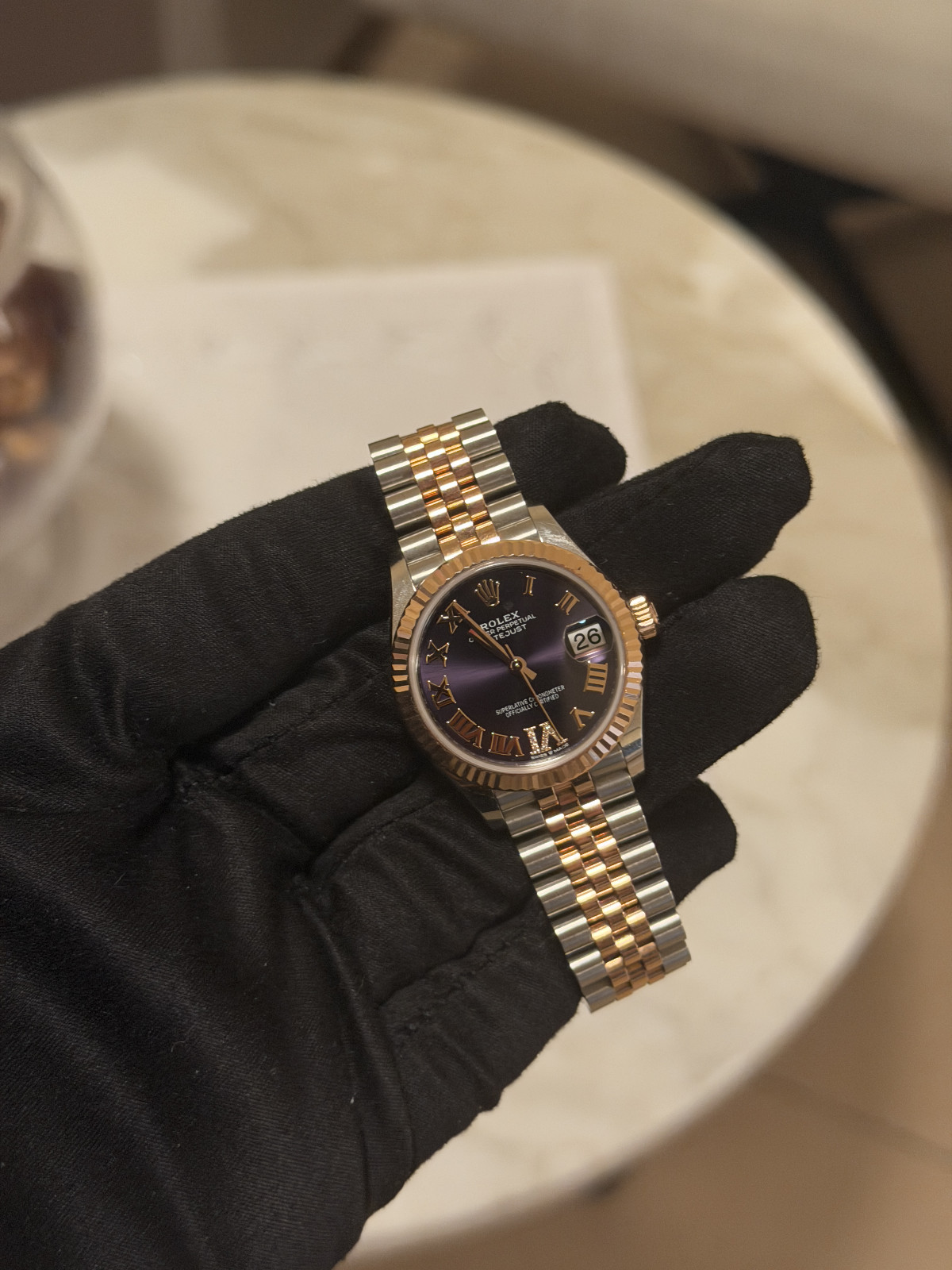 Rolex DateJust Aubergine VI Diamonds 2025 31MM