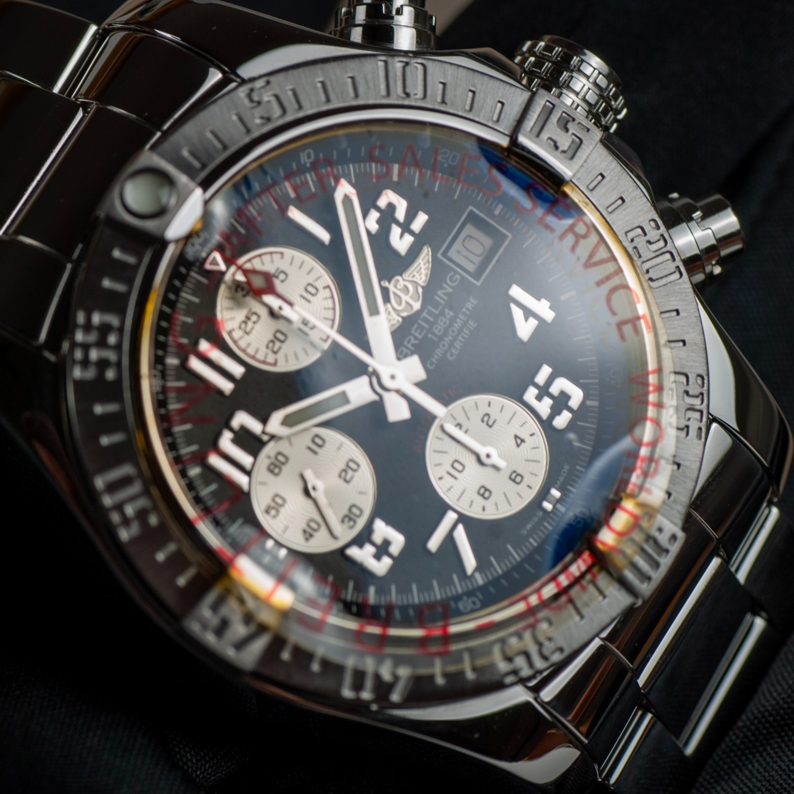 Breitling Avenger II Chronograph 43mm Full Set – Just Factory Serviced – A133811