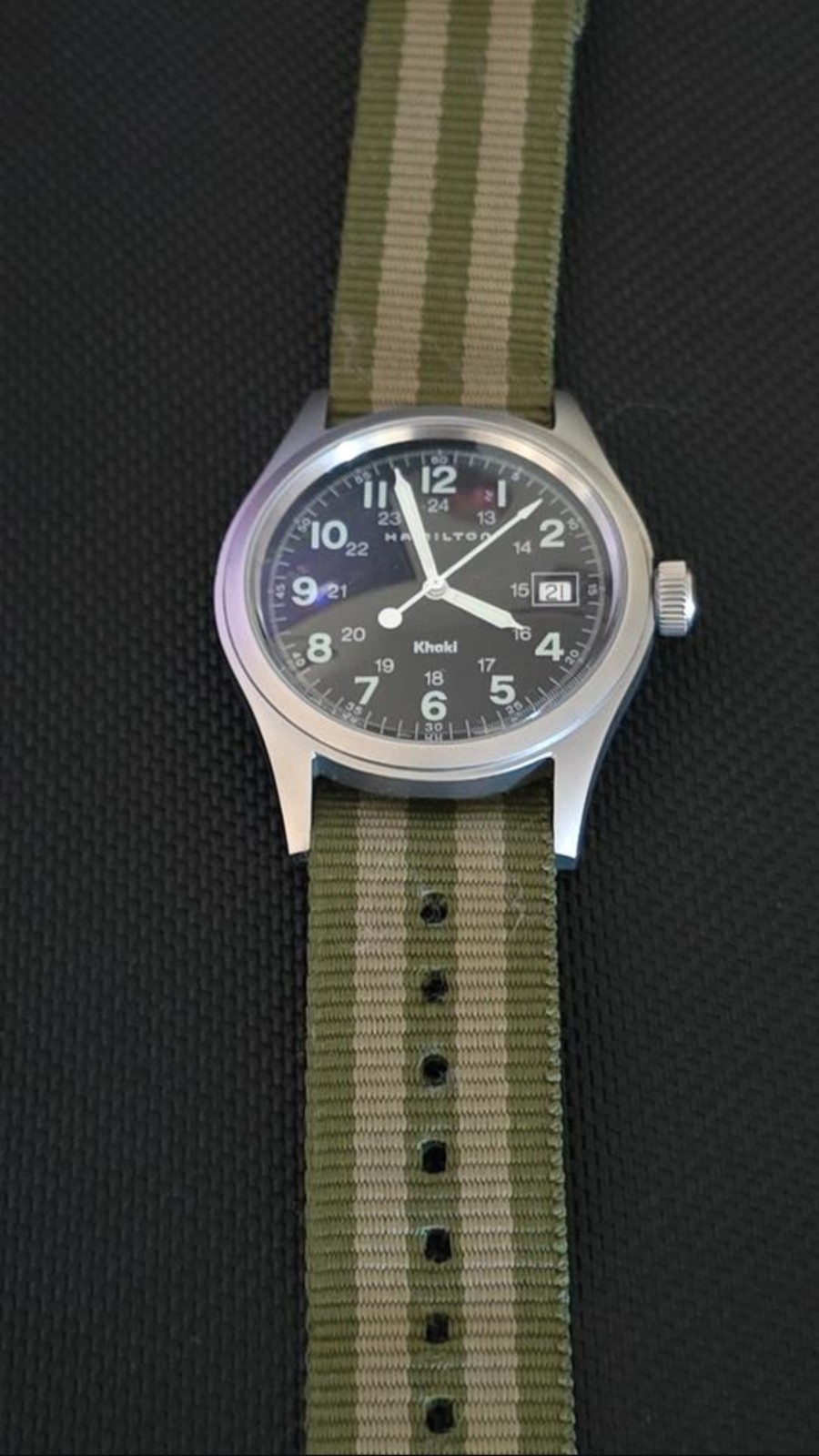Hamilton Khaki Field Quartz Men’s Watch Caliber 6361 38mm PRICE KINDA NEGOTIABLE