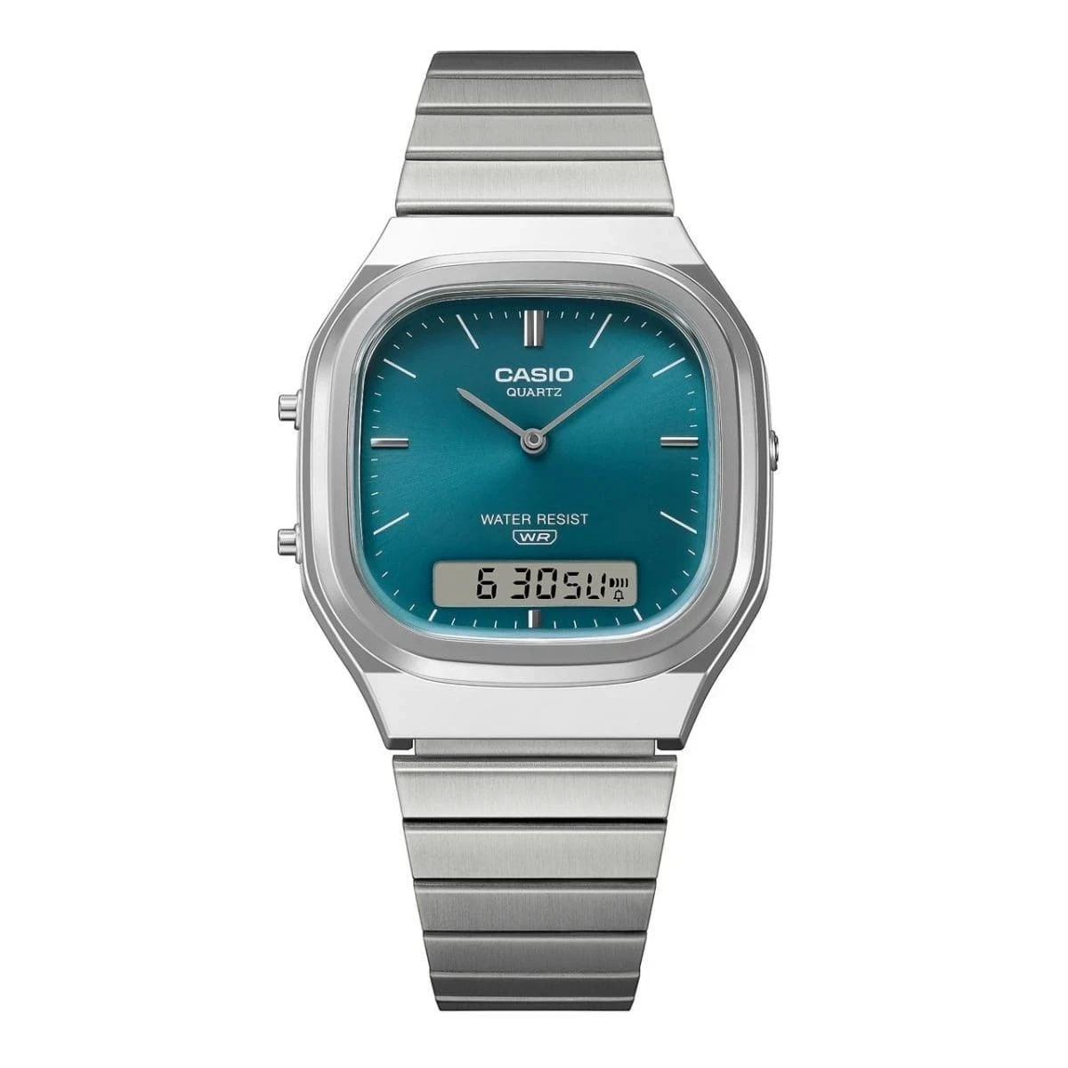 CASIO AQ-240E-3AJF Classic Series Digital Analog Watch Green Retro Modern 2025