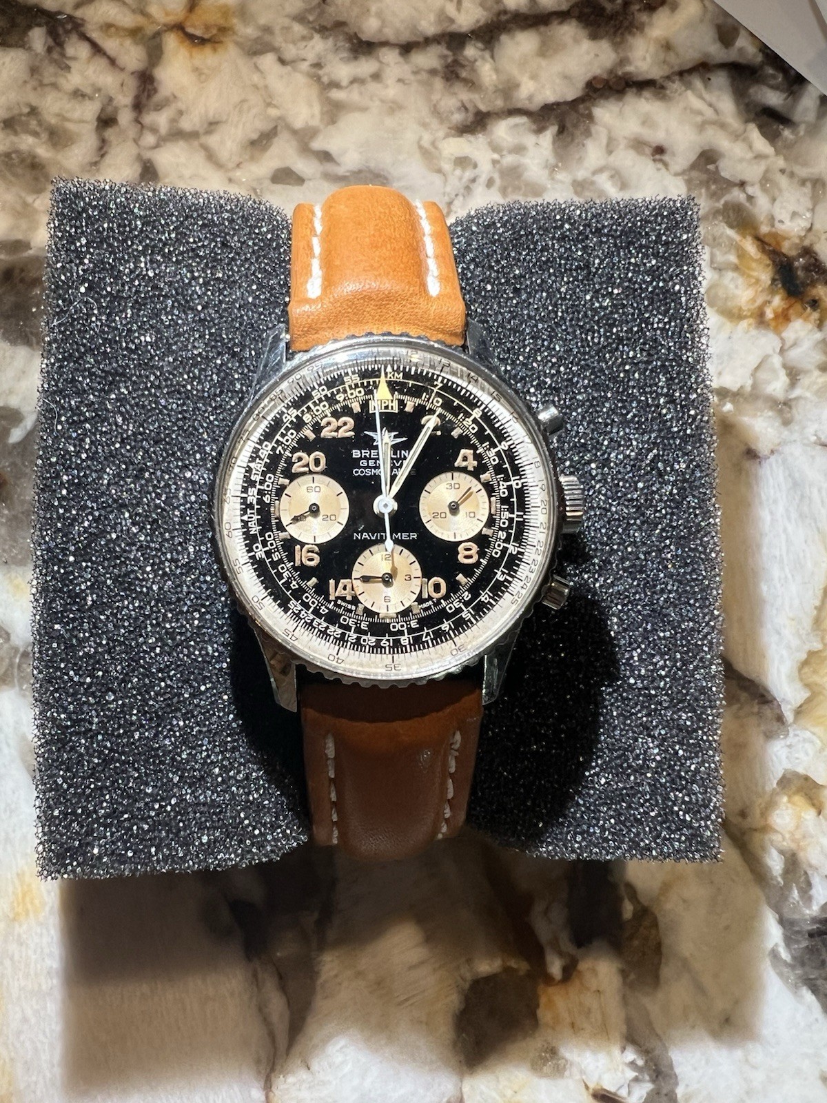 Breitling Navitimer Cosmonaute Ref. 809, Twin Jet, Fresh Complete Service