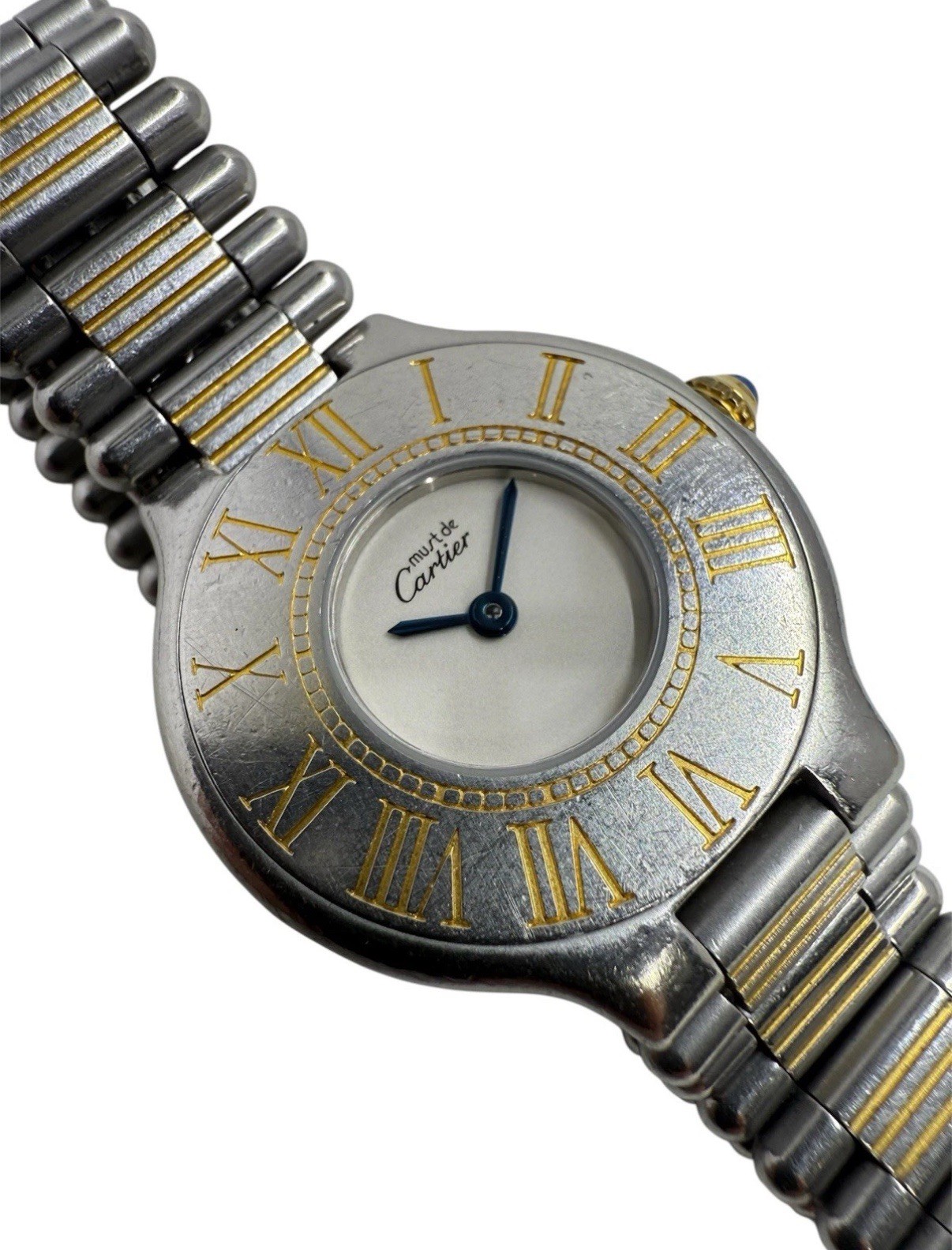 Cartier Must De Cartier 21Ladies 28mm Two Tone WatchBullet Bracelet