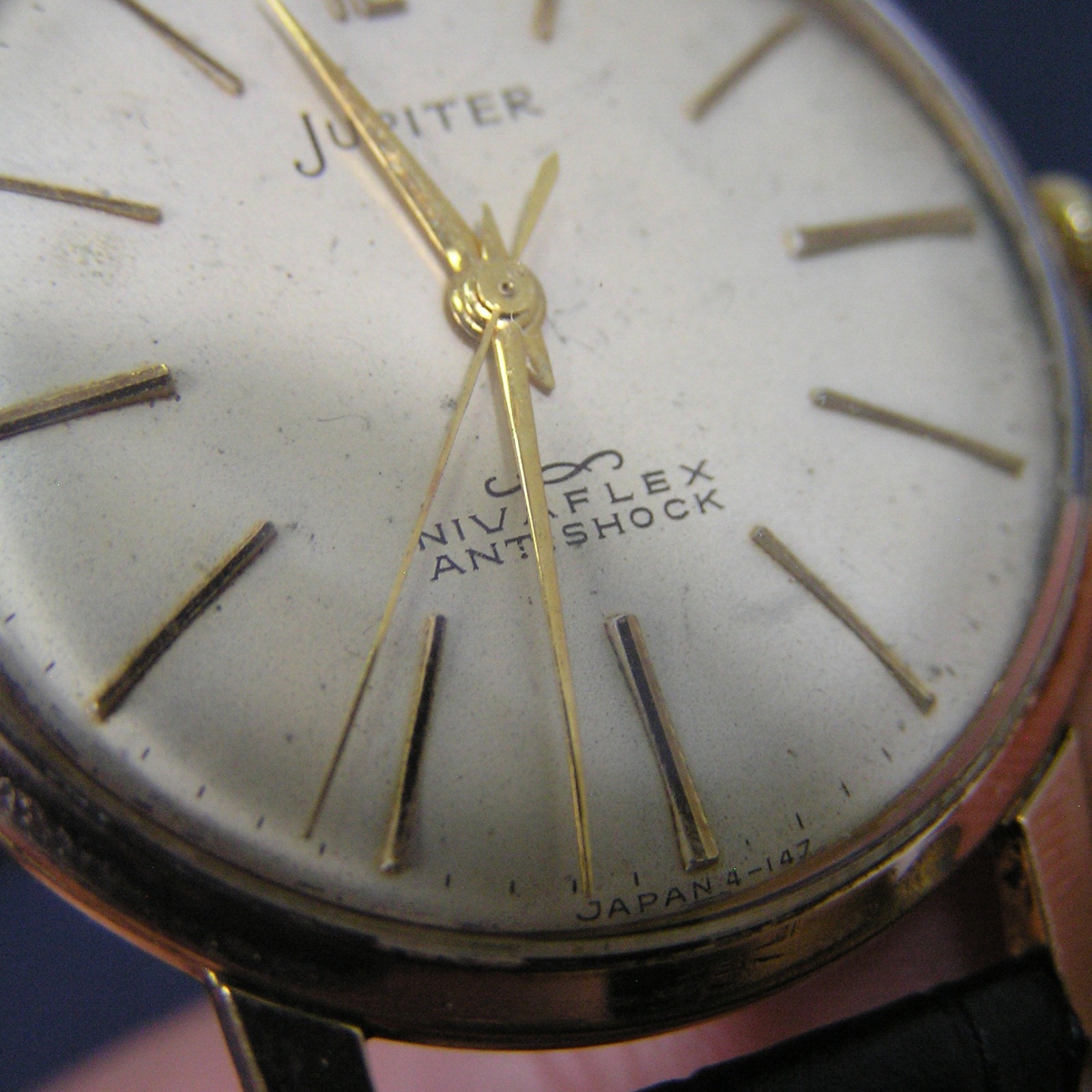 ORIENT JUPITER Nivaflex 1950s 19 Jewels Mechanical Watch 22435 Japan Imported