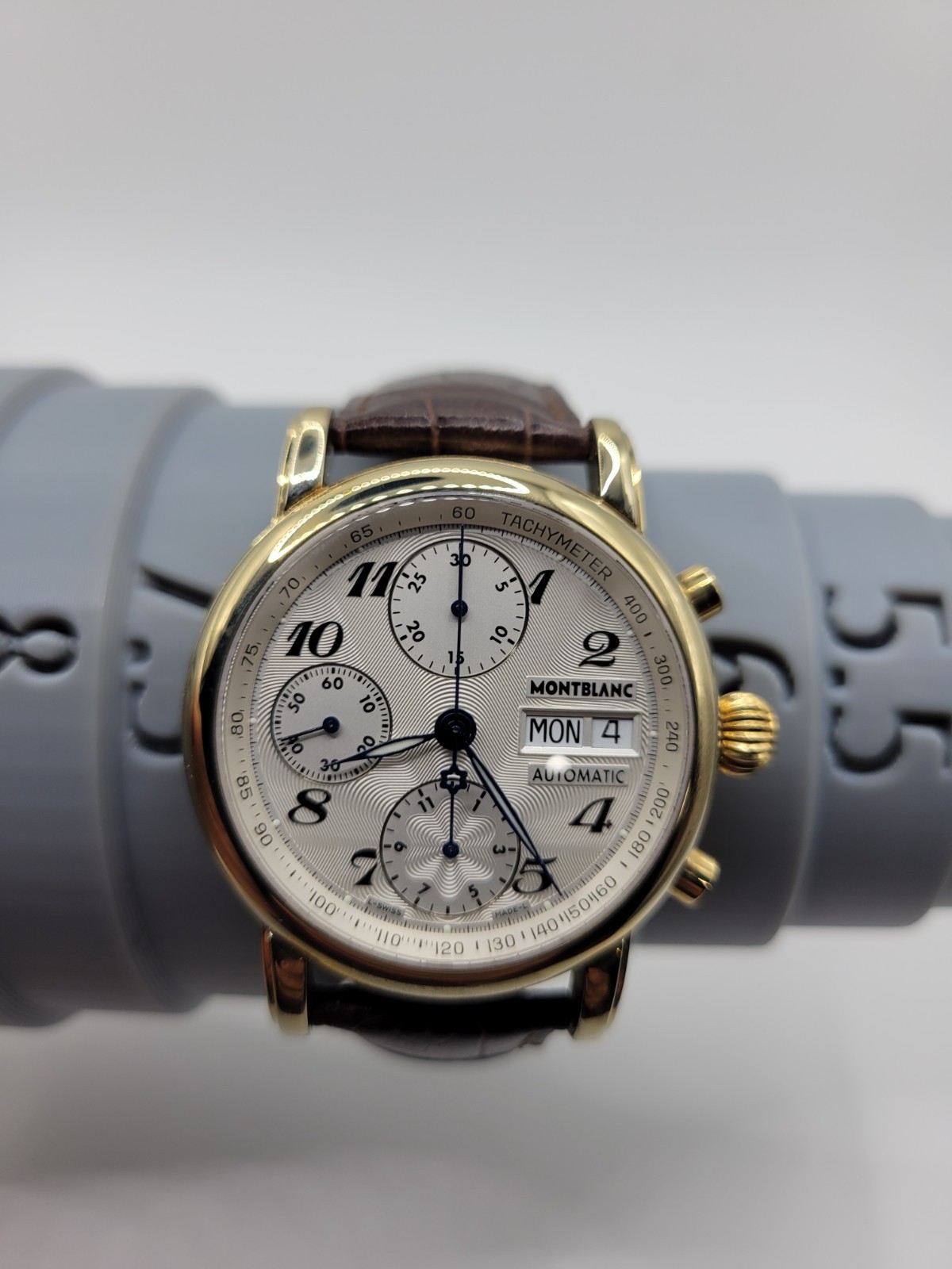 Montblanc Chronograph Automatic Meisterstuck 4810 501 7016 25 Jewels 38mm