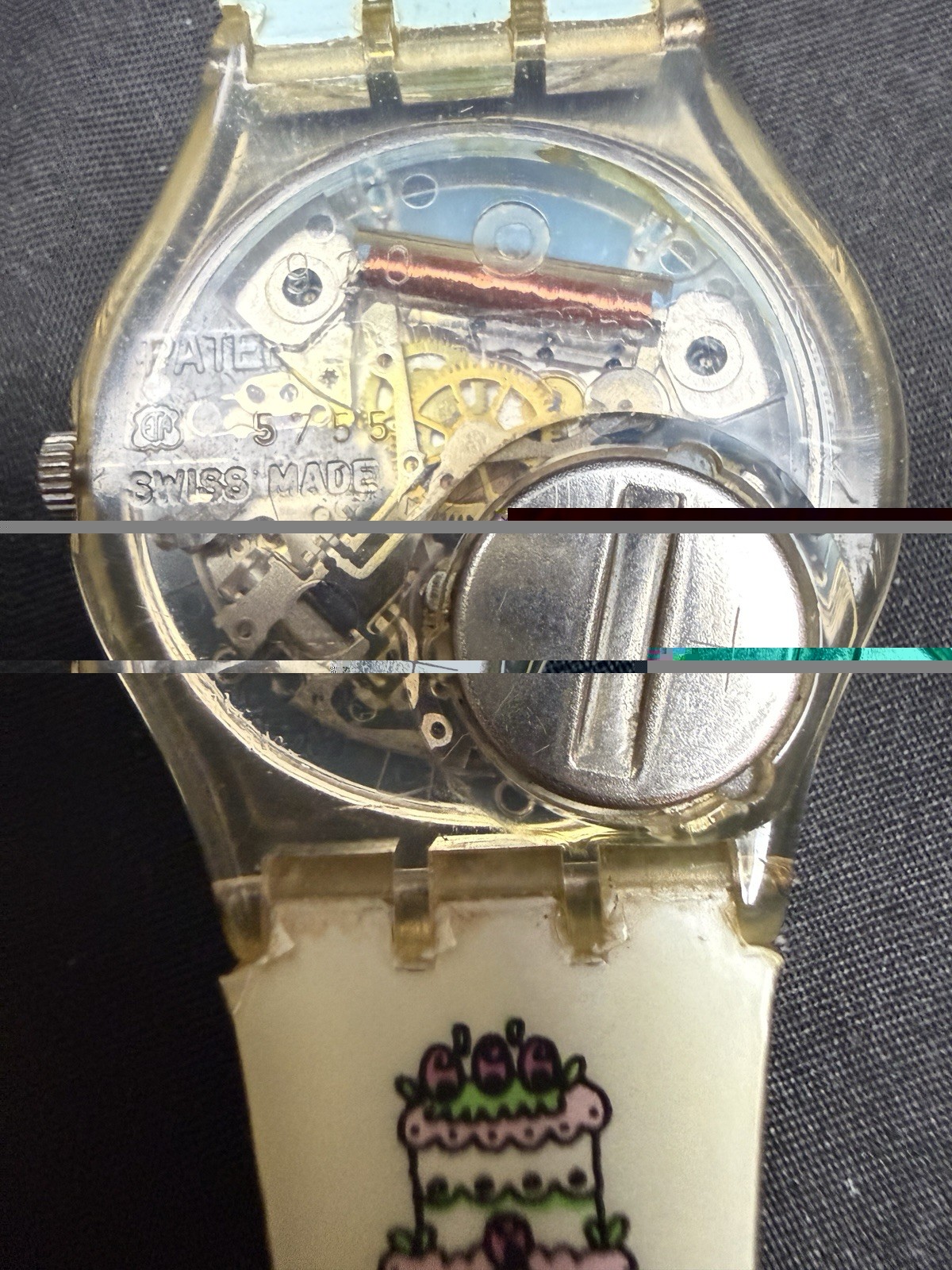 Swatch Watch 1999 Wedding GV110 Swiss Made I Do! 1990s Bride & Groom – Read