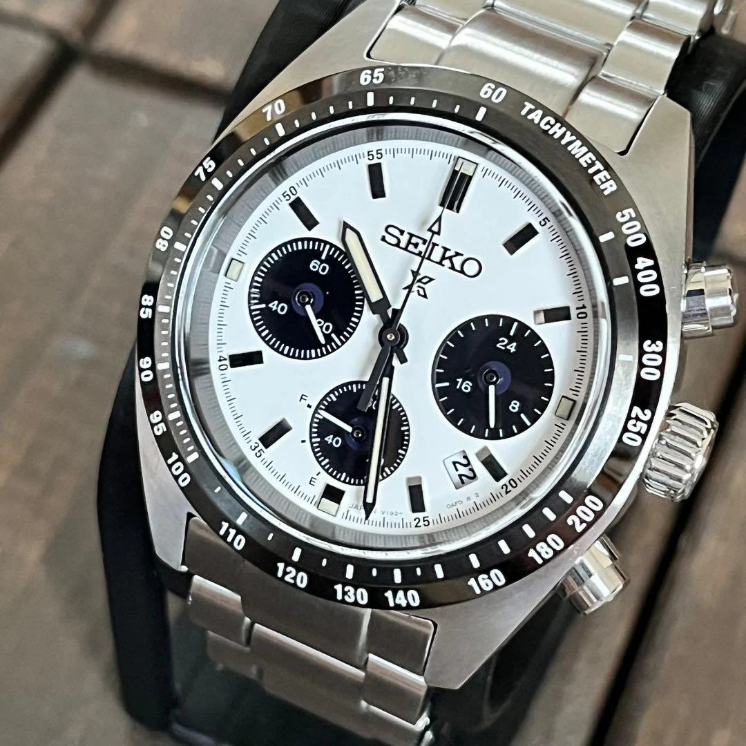 SEIKO Prospex Speedtimer SBDL085 Solar Chronograph Stainless Steel 1.54in Watch