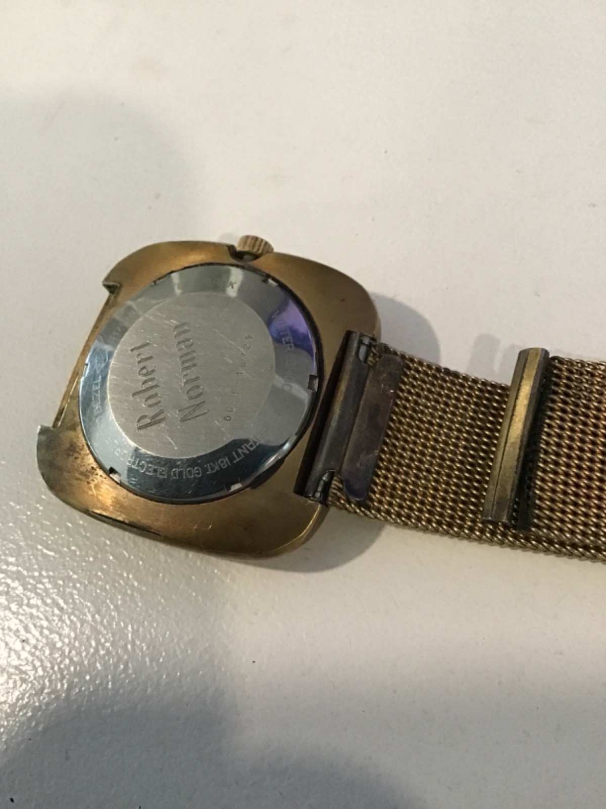 Croton Vintage 10k Gold Filled Automatic Wrist Watch 18k plated works