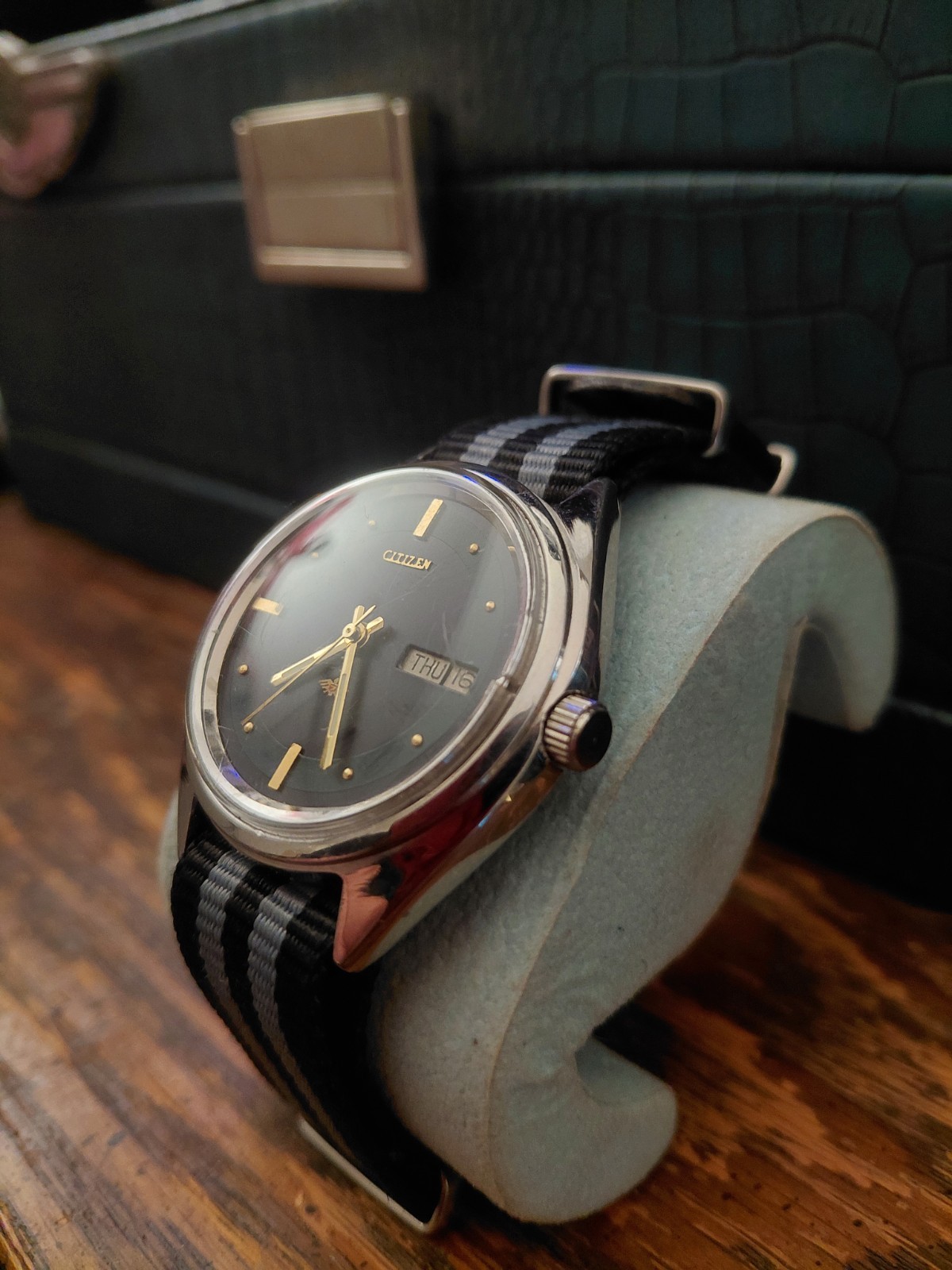 Vintage Citizen Eagle 7 Automatic Cushion 1970s Russian English Day/Date 4 -…