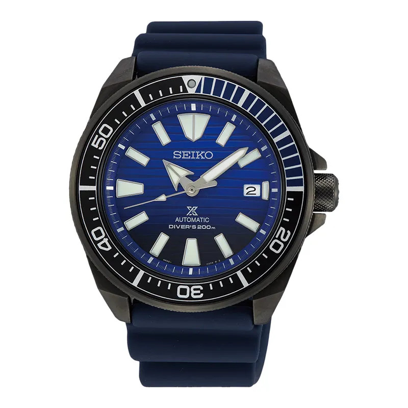 Seiko Prospex SRPD09K1 Samurai Save The Ocean Blue Dial Rubber Special Edition