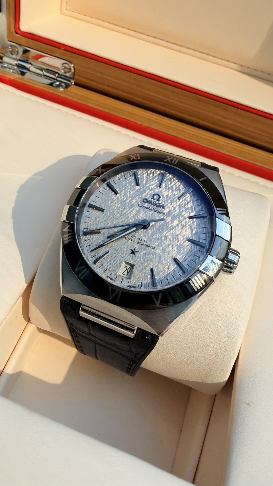 Omega Constellation Co-Axial Master Chronometer 41mm Grey Dial – Full Set