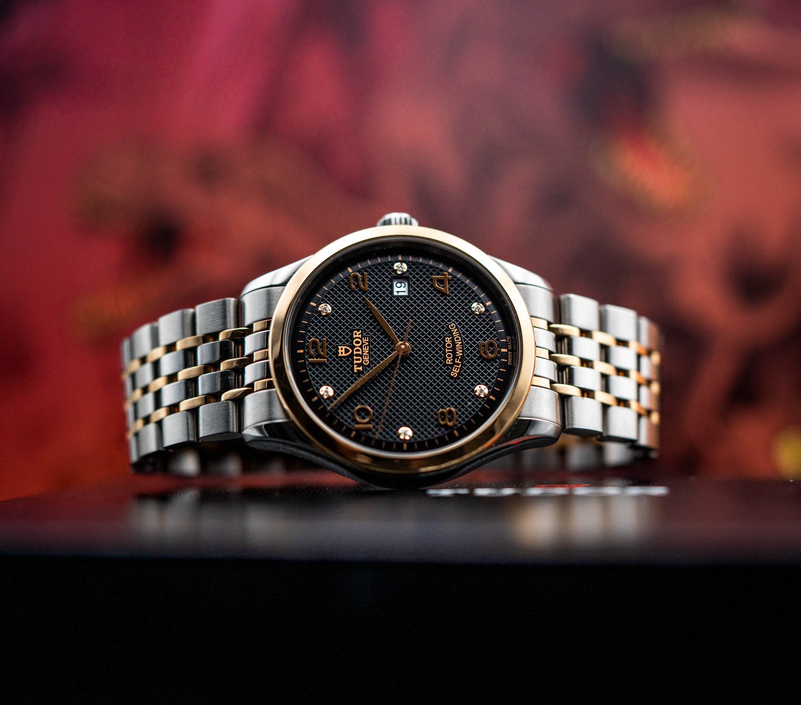 Tudor 1926 Automatic 39mm Black Dial Two-Tone Watch – M91551-0004