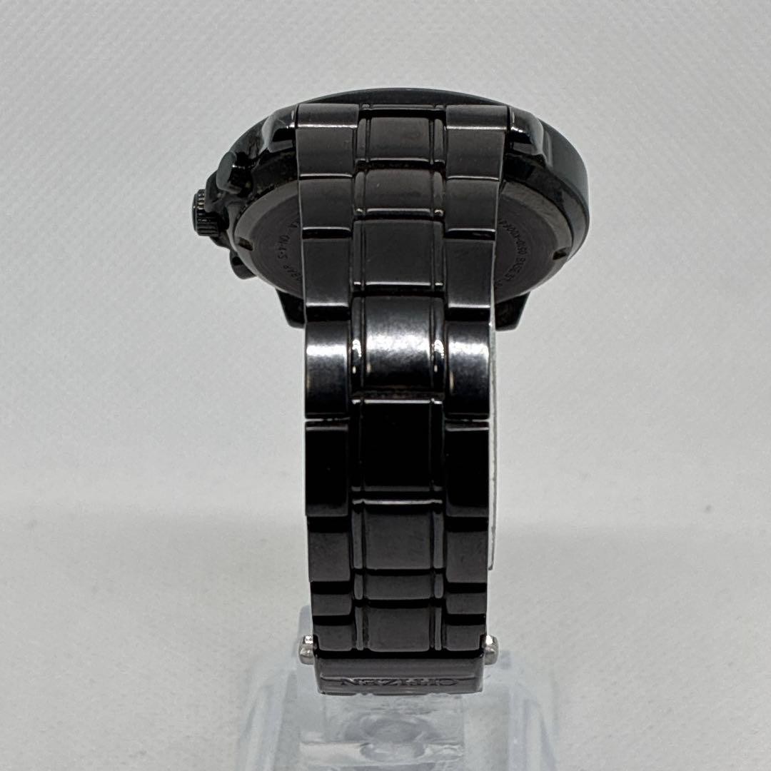 Citizen Chronograph 0510-K006414 Quartz Watch Black 10 Bar