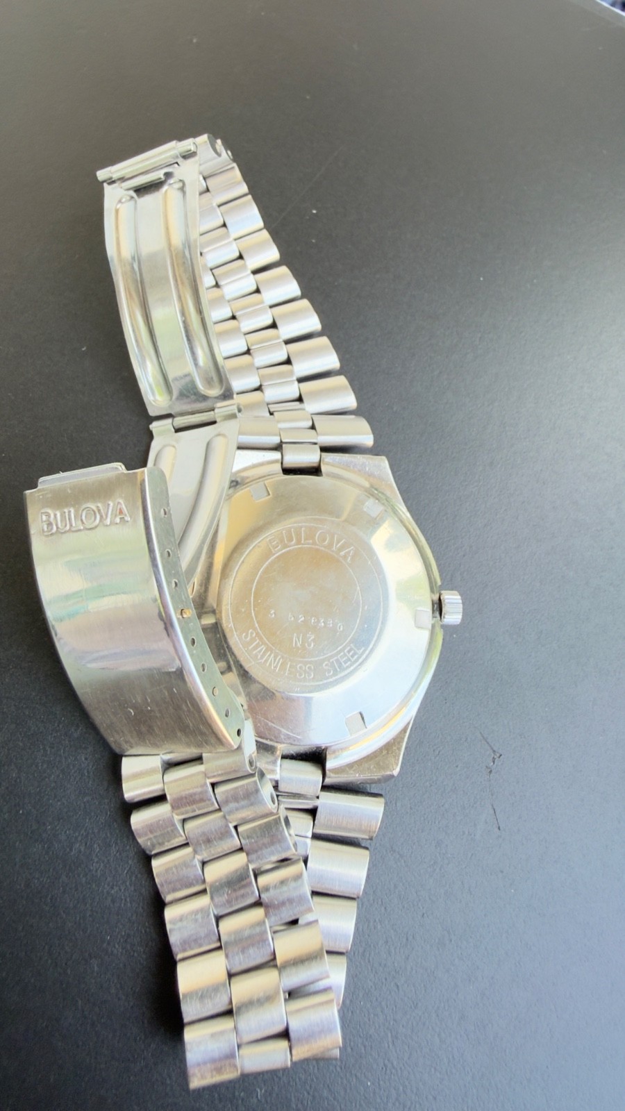 Vintage 1973 Bulova Automatic Day Date 11AOACB 23 Jewels Original Bracelet