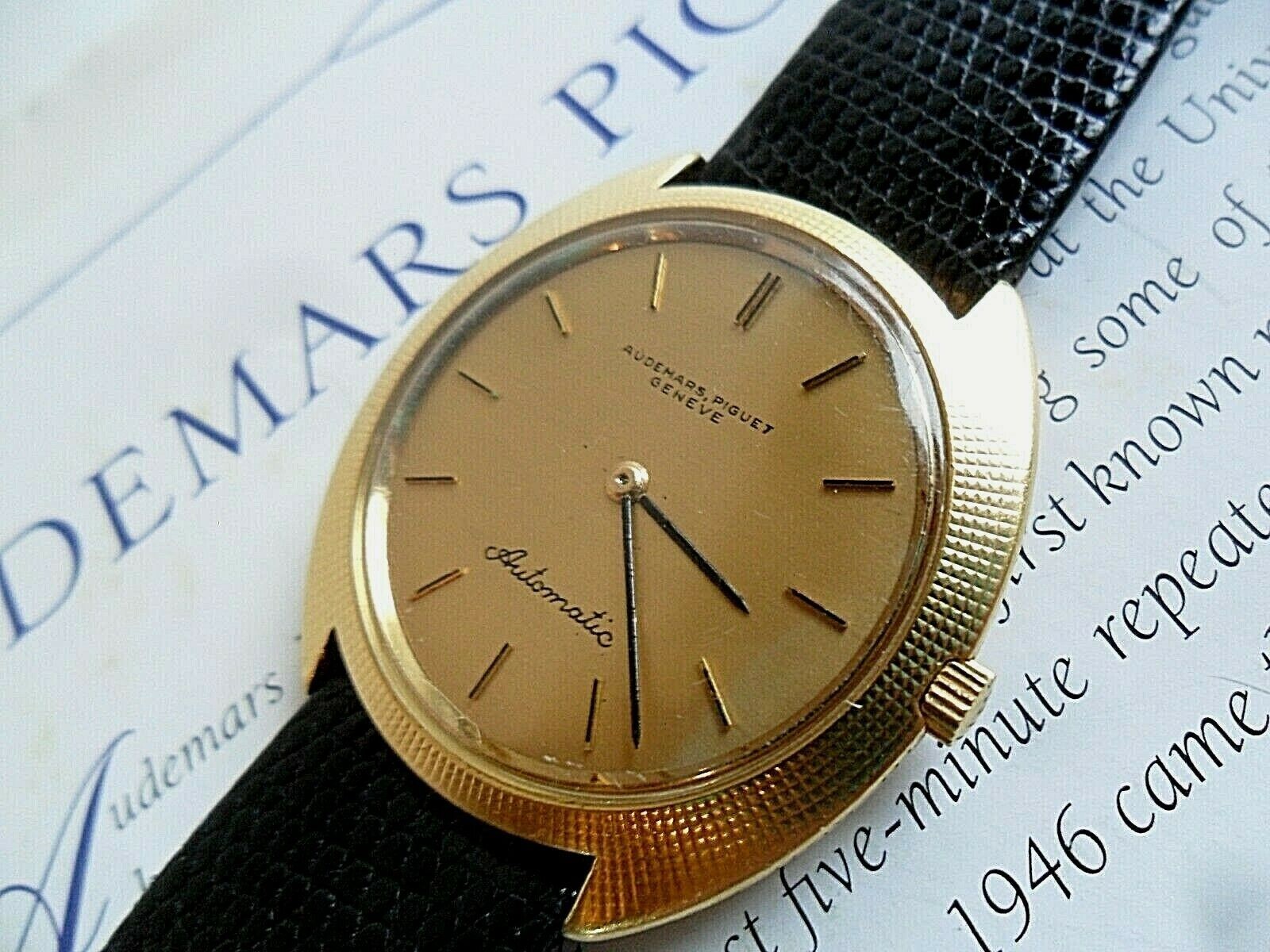 Audemars Piguet/AP Hobnail 18KYG Cal.K2120 Automatic Winding 1970 Watch