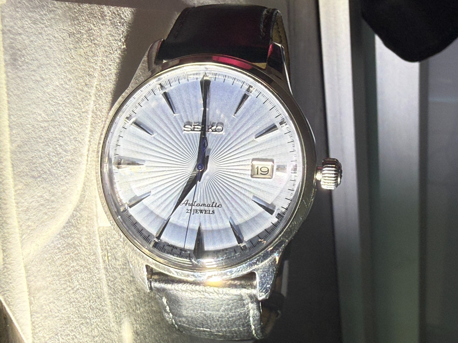 Seiko SARB095 Cocktail Time Ice Blue Dial JDM Automatic Watch