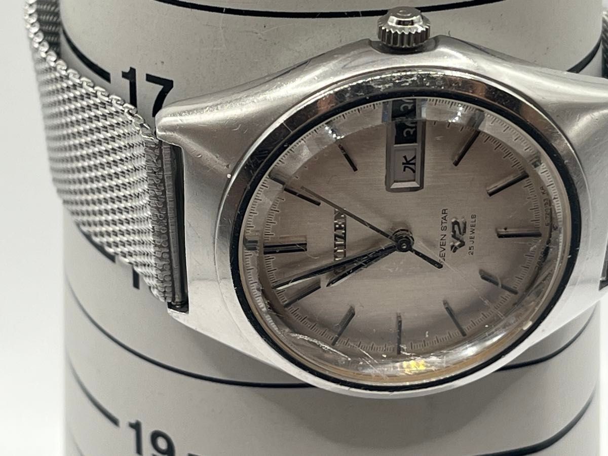 CITIZEN Seven Star V2 25 Jewels Automatic Men’s Watch 4-720191-T 40mm