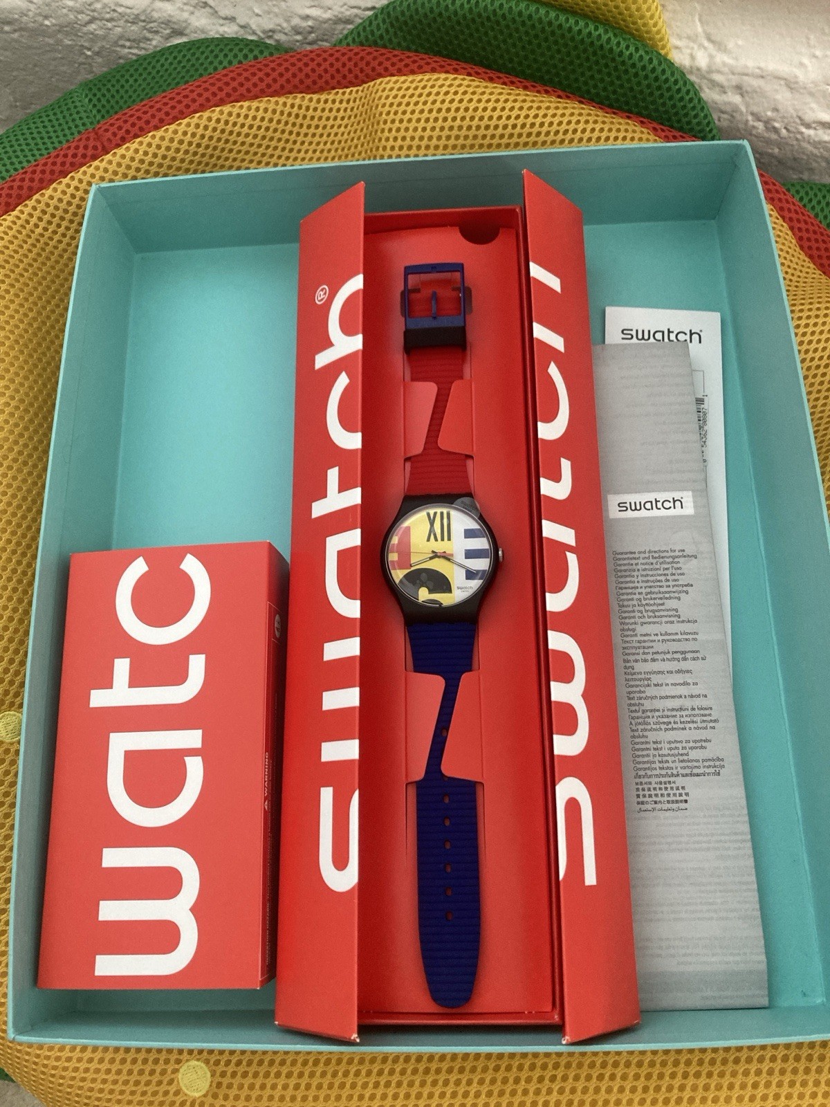 Limited Swatch Vintage Throwback “Six To Nine” REVIVAL 1987 41mm New