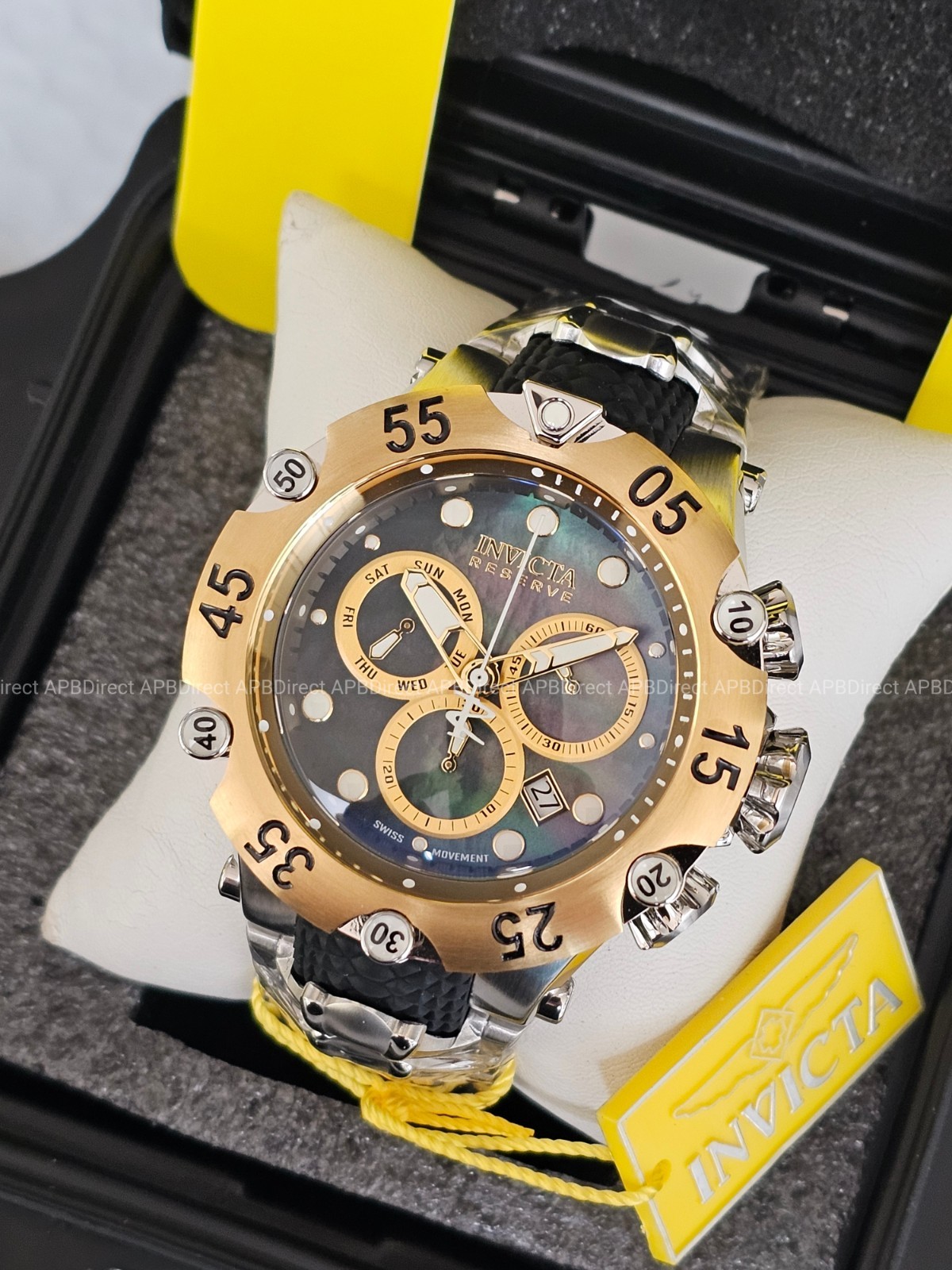 Invicta – Venom COBRA – Swiss Z60 Chronograph Mother-of-Pearl Dial – mens watch
